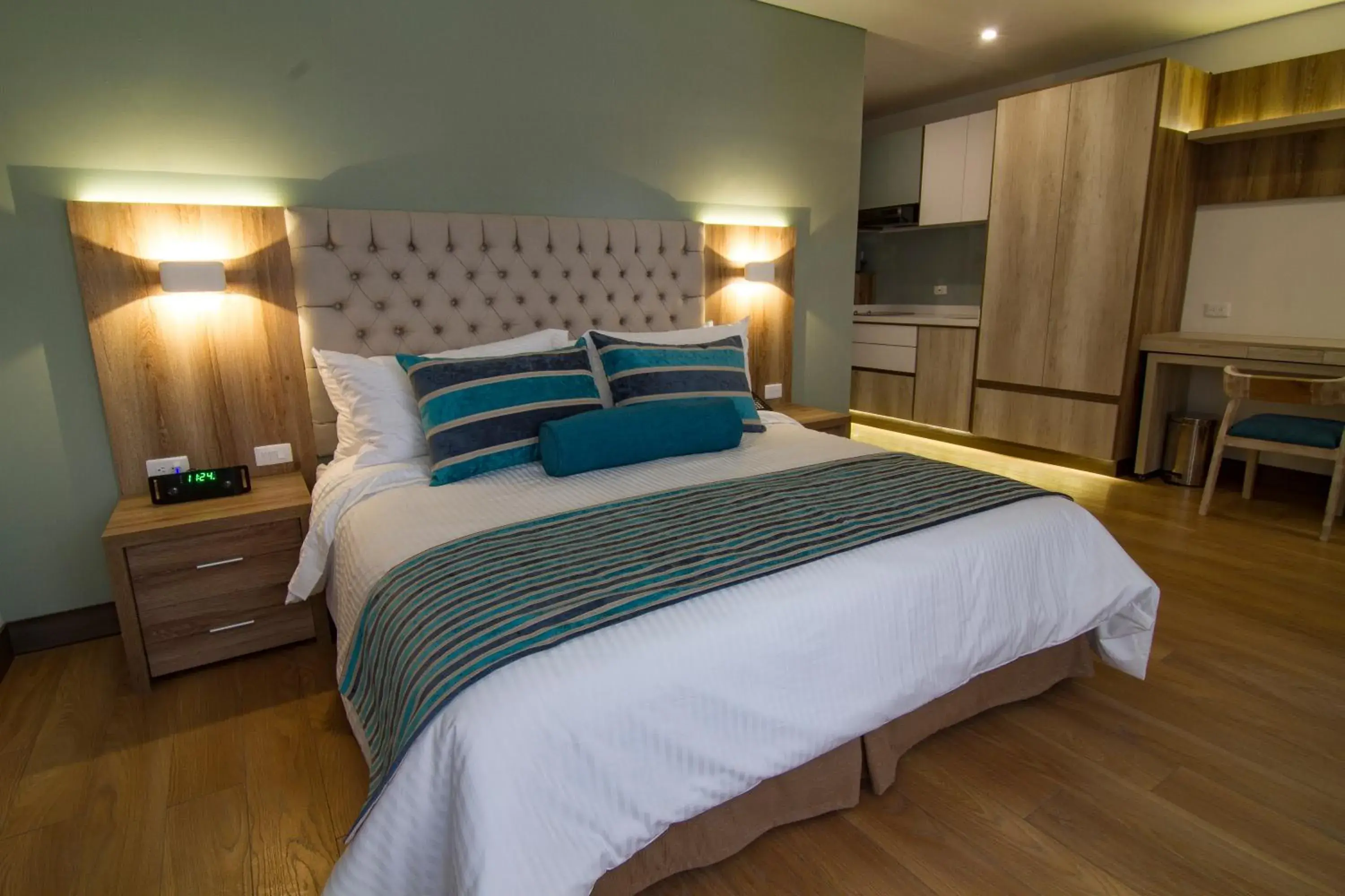 Decorative detail, Bed in De Película Hotel Decorative detail, Bed in De Película Hotel