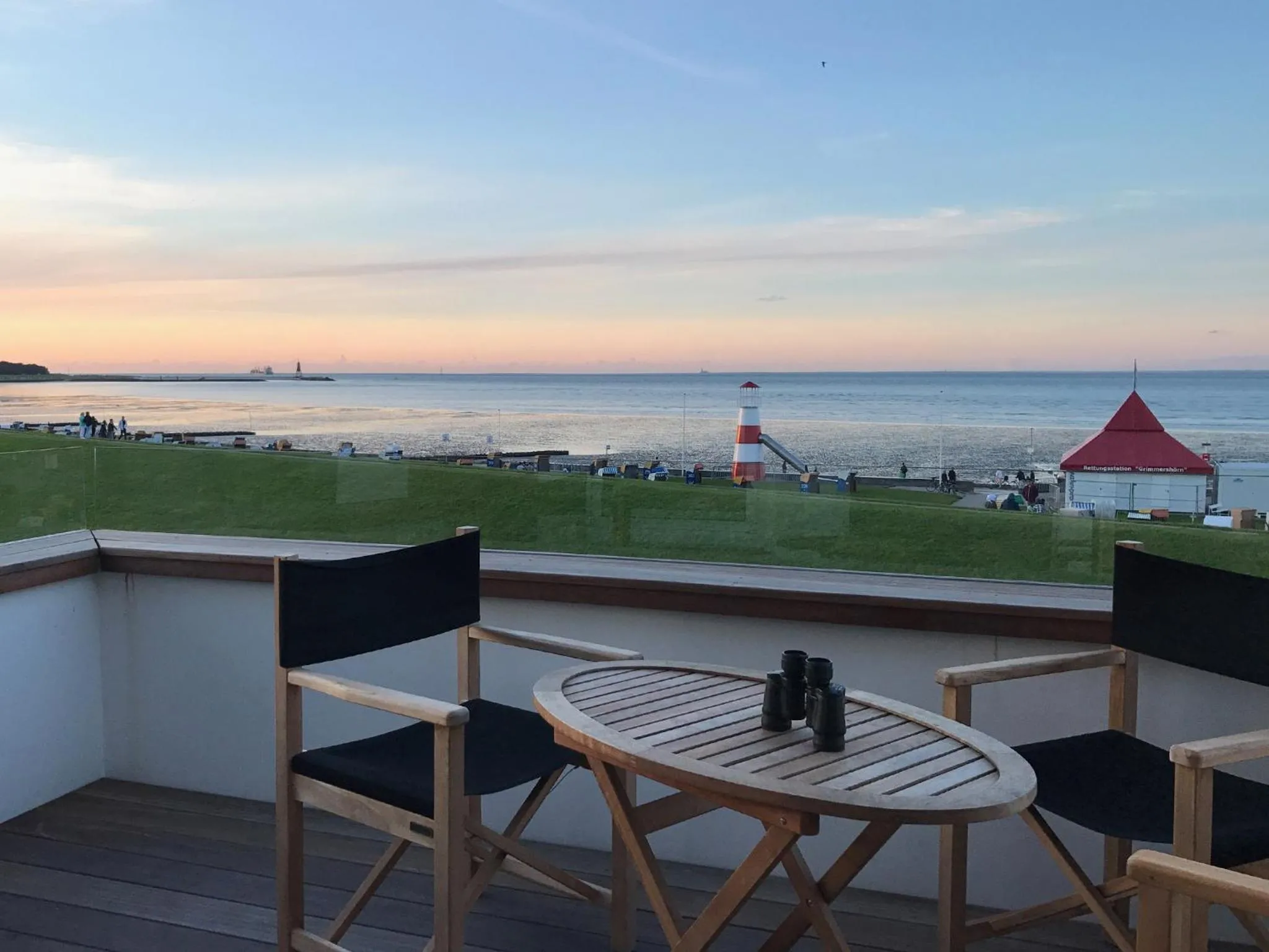 River view in Seaside Apartments Austernbank
