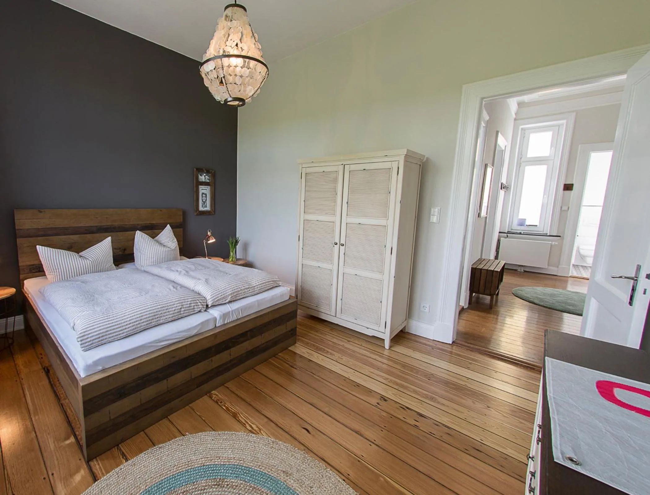 Photo of the whole room, Bed in Seaside Apartments Austernbank