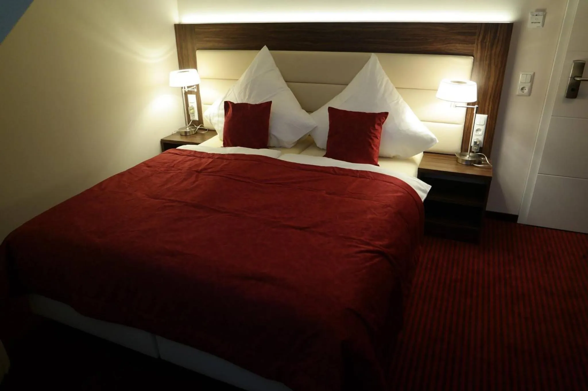 Bed in Hotel Restaurant Zum Hollengrund