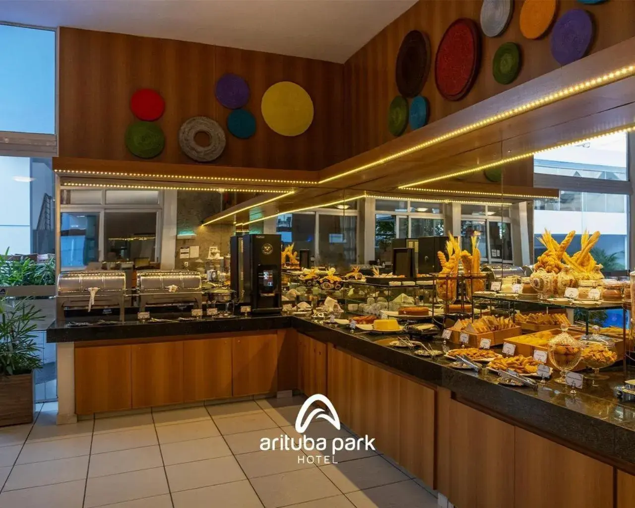 Buffet breakfast in Arituba Park Hotel Buffet breakfast in Arituba Park Hotel