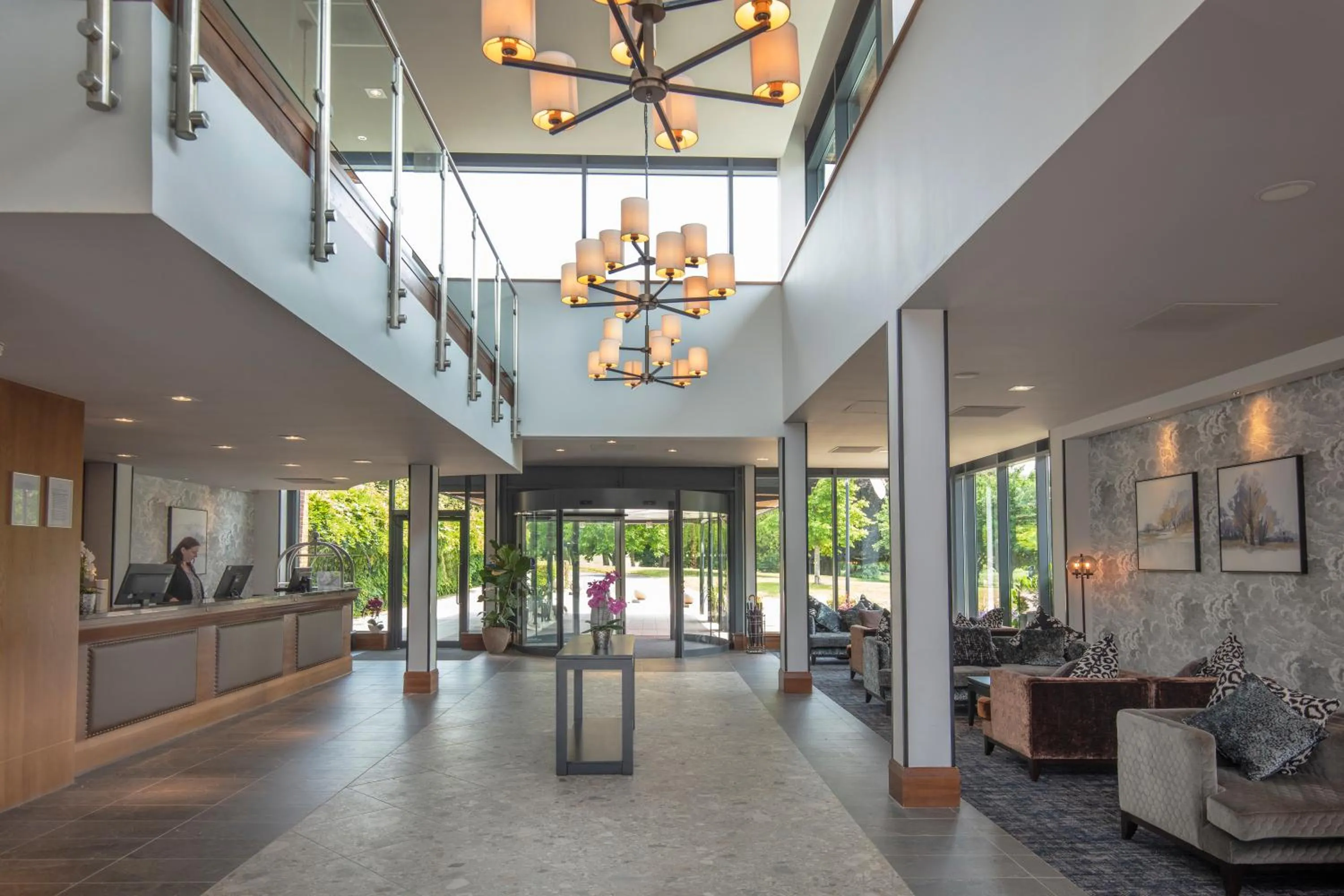 Lobby or reception in Norton Park Hotel, Spa & Manor House - Winchester