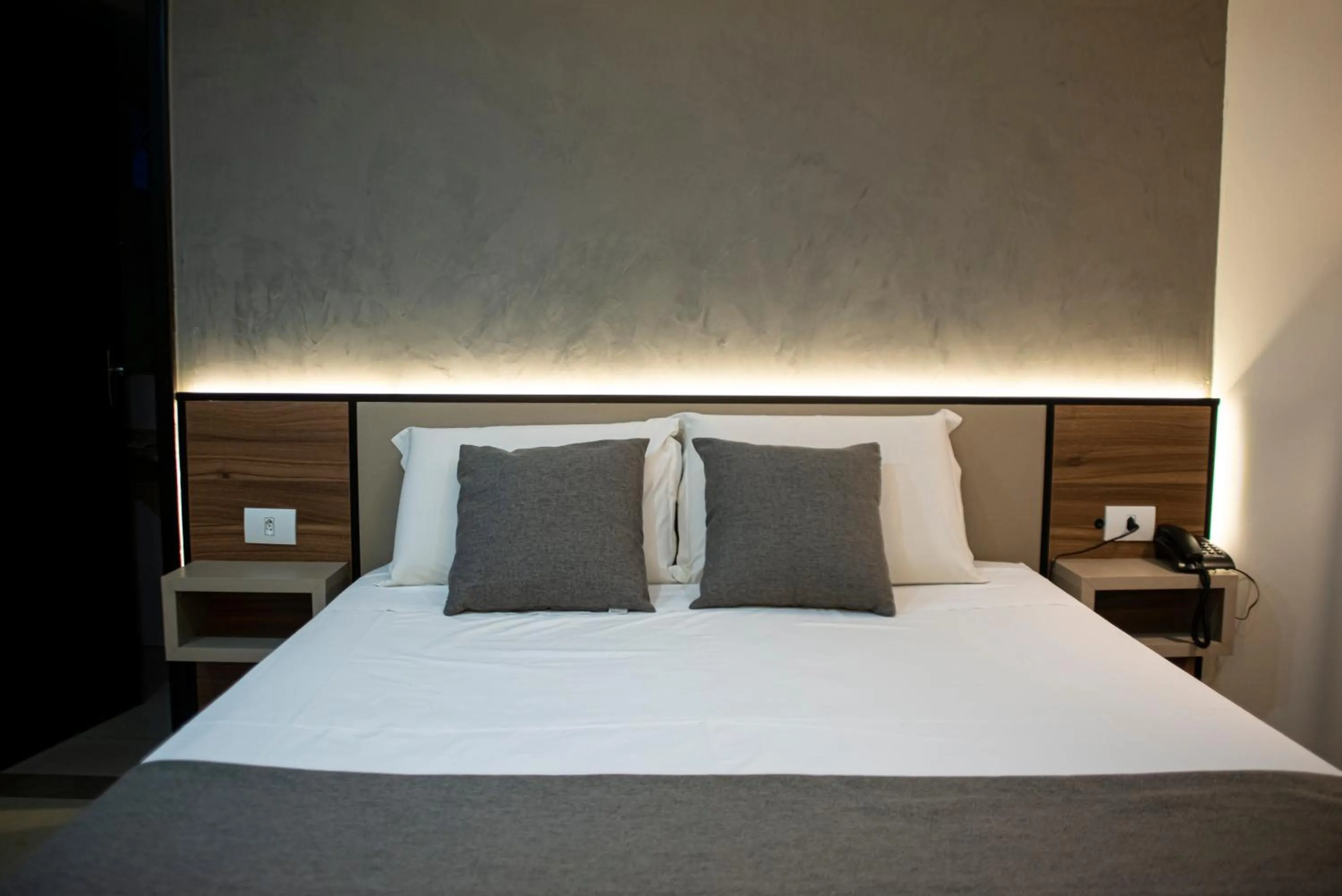 Bed in Hotel Portinari Centro