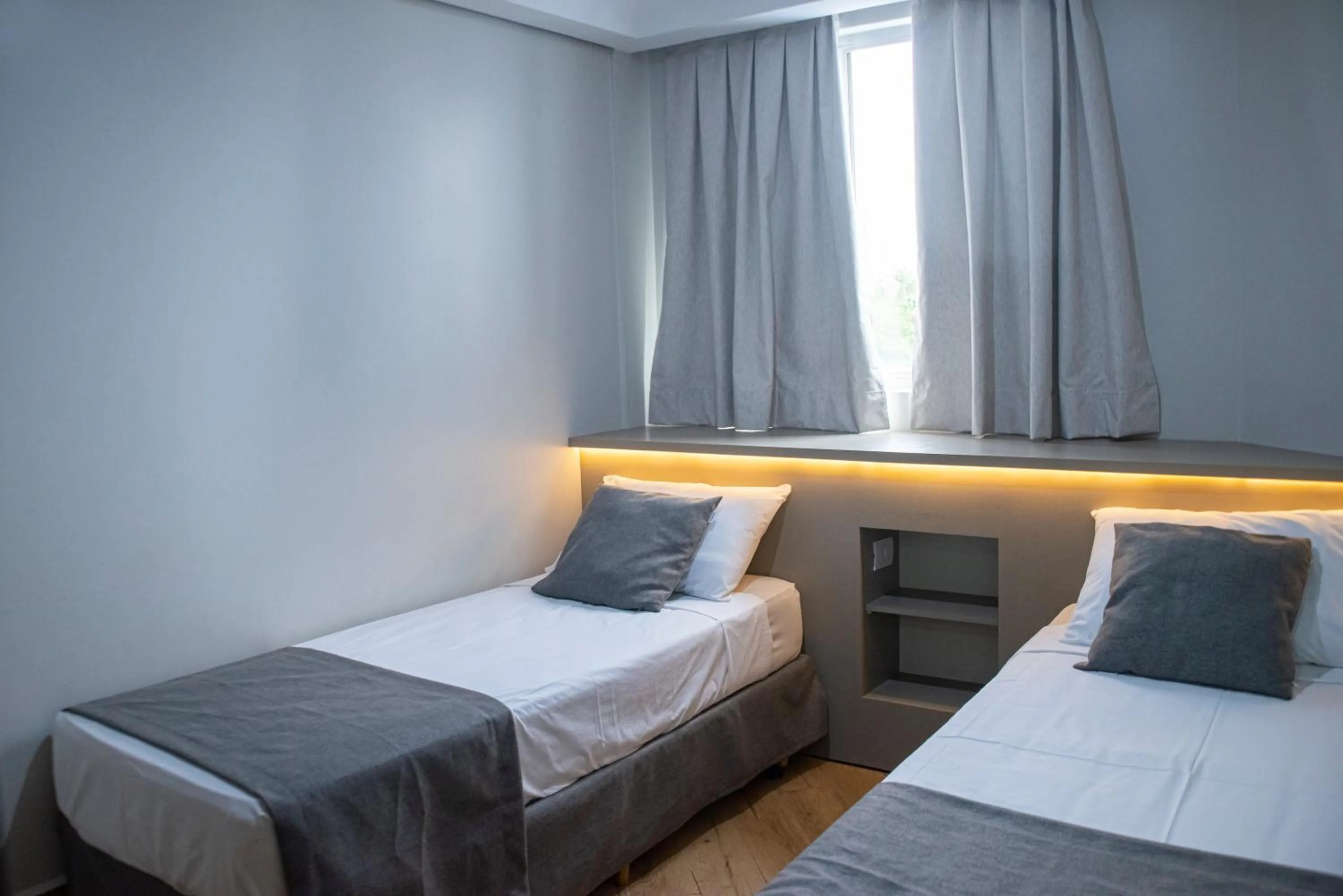 Bed in Hotel Portinari Centro