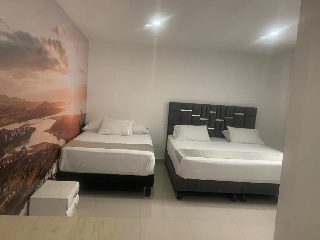 Bed in Hotel Granada Loft