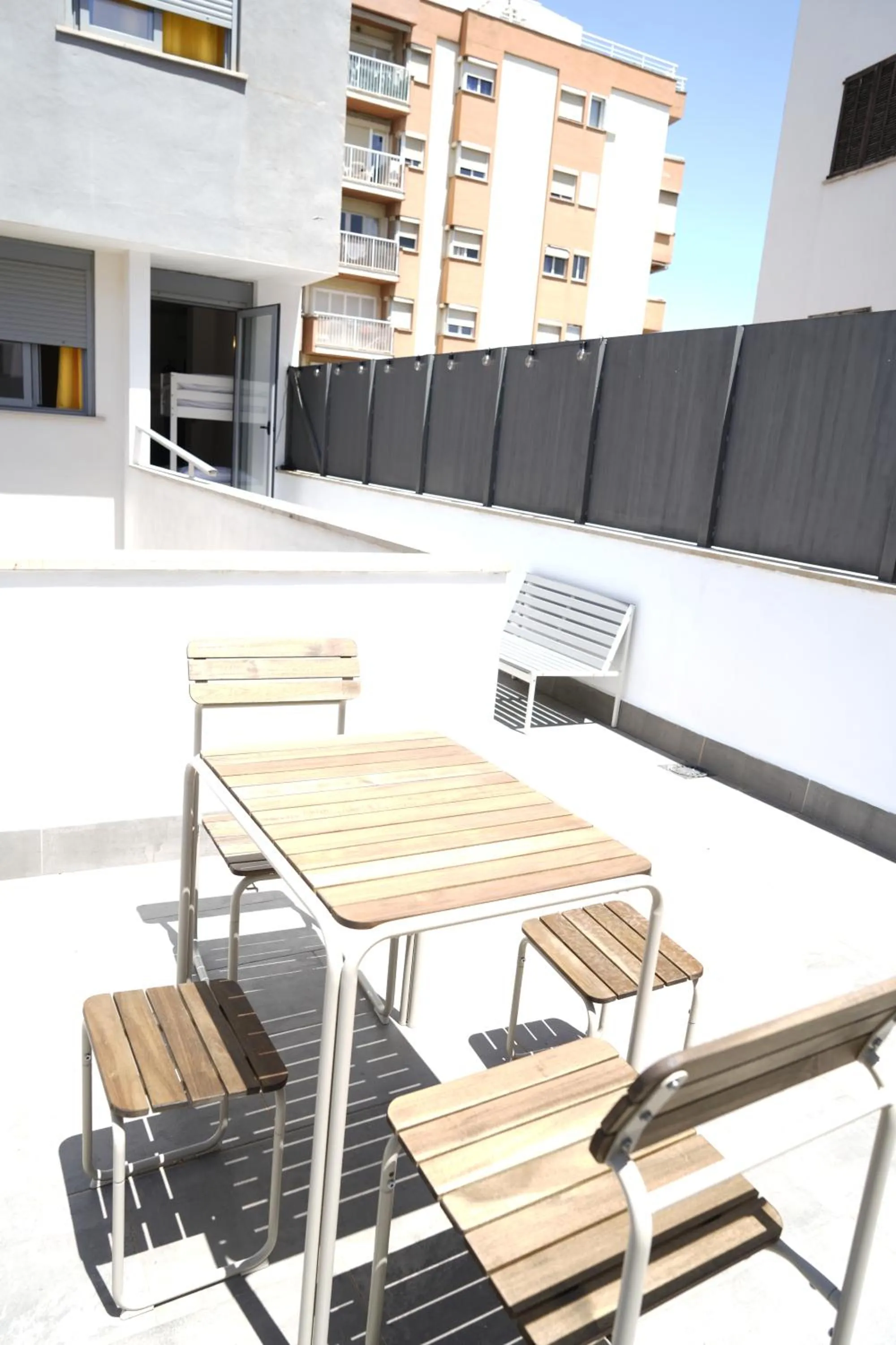 Balcony/Terrace in New Art Hostel - Albergue Juvenil
