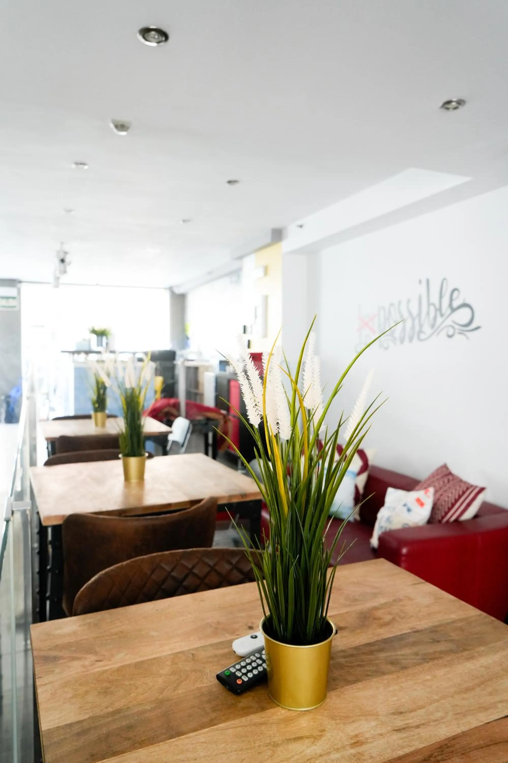 Seating area in New Art Hostel - Albergue Juvenil