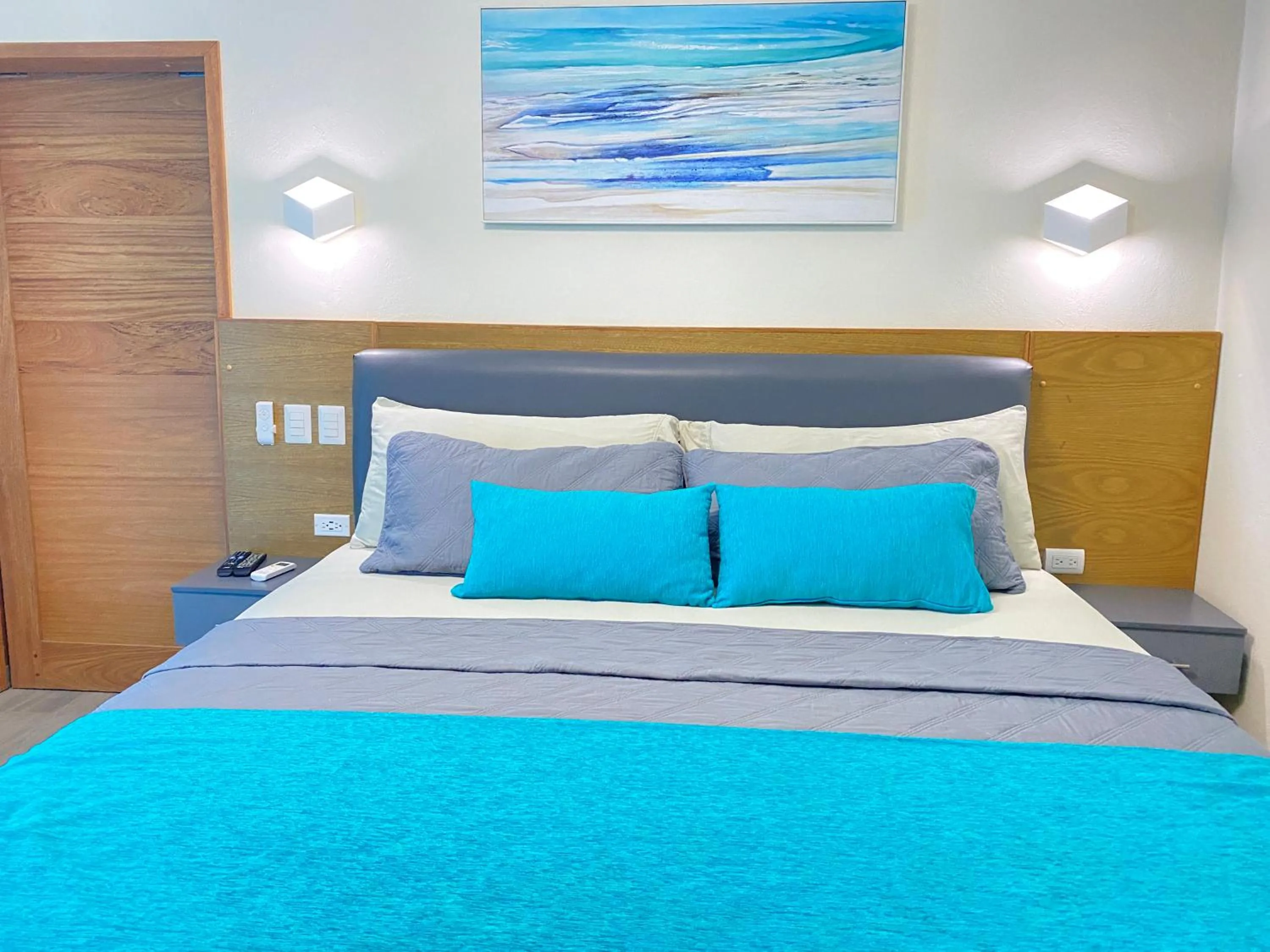 Bed in Hotel Agua Dulce