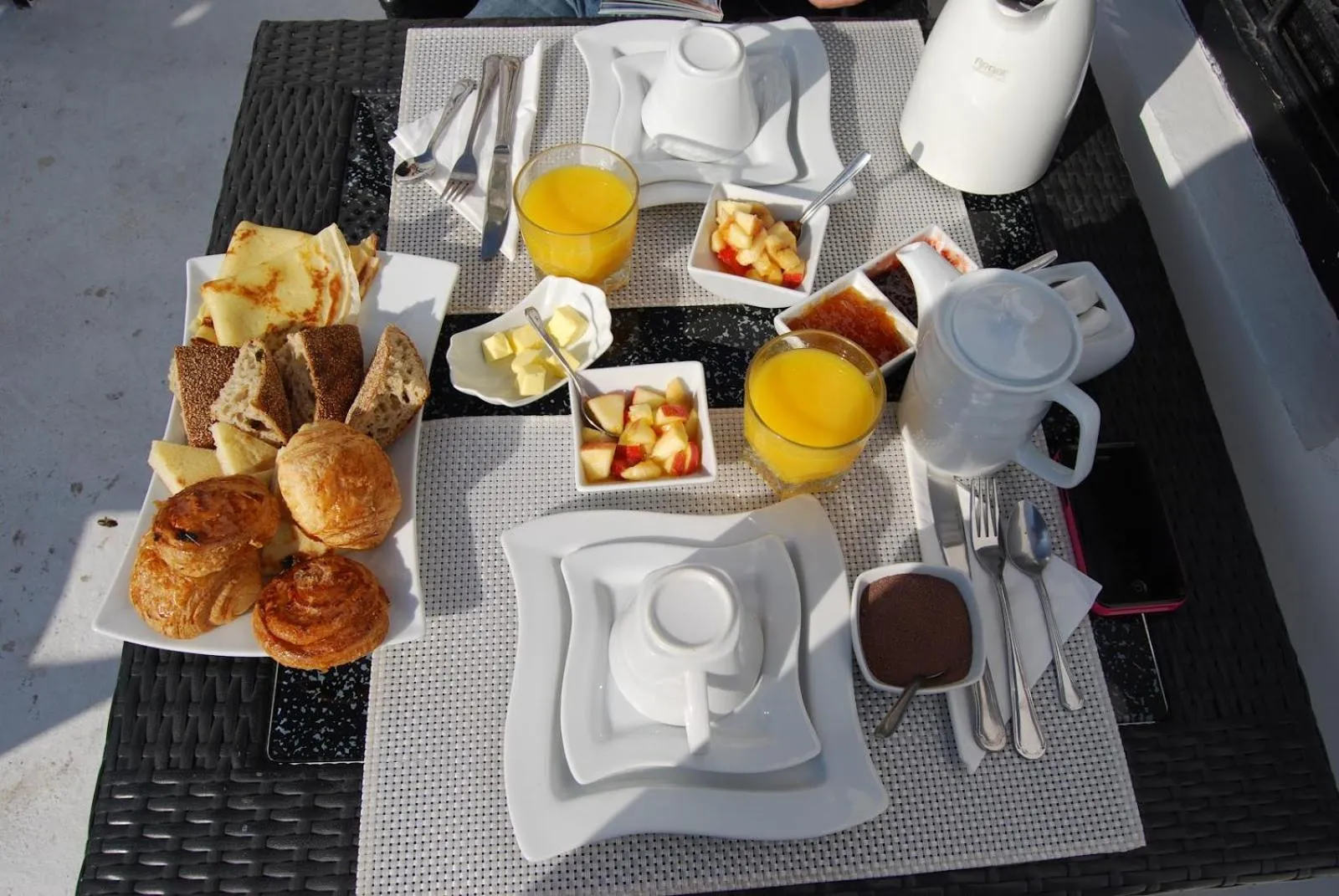 Breakfast in Palais d'hôtes Darsor