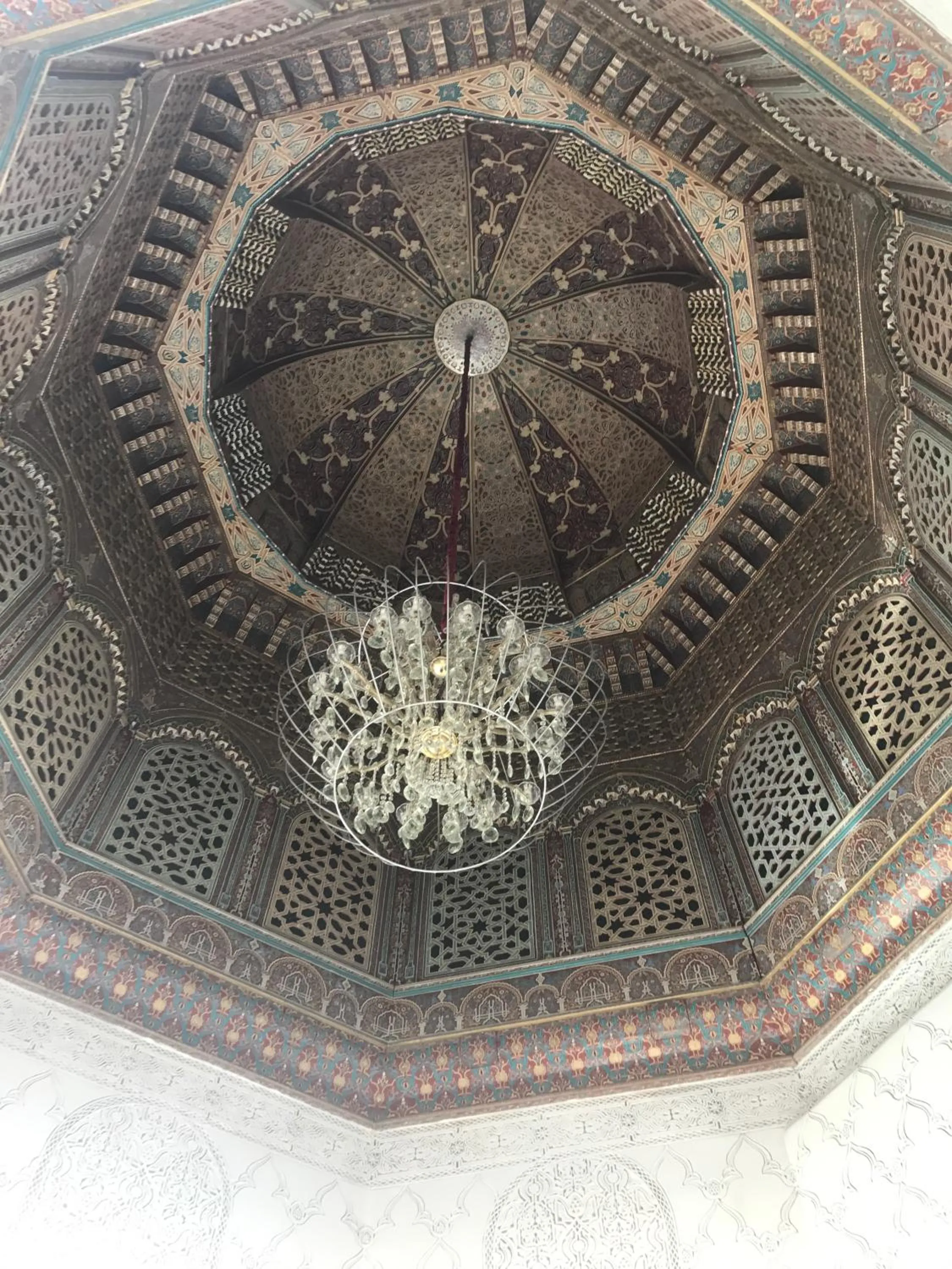 Decorative detail in Palais d'hôtes Darsor