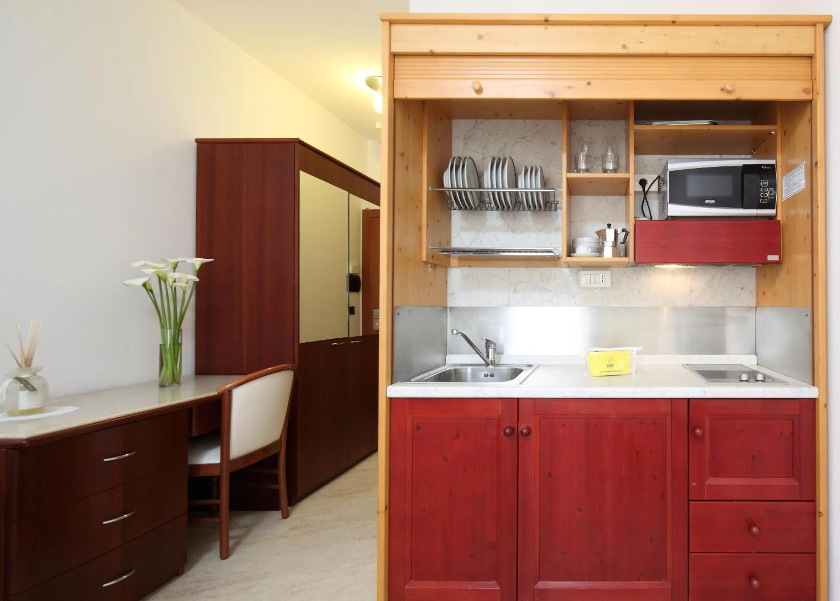 Kitchen or kitchenette in Residence Hotel Kriss