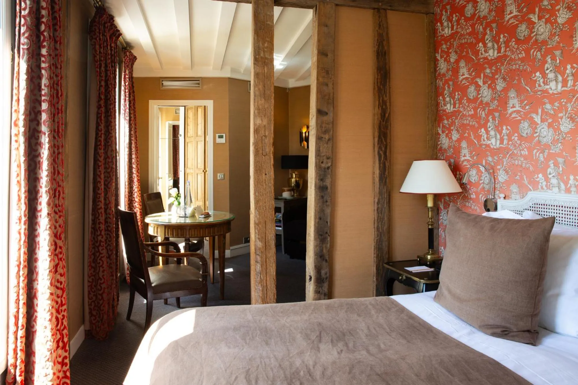 Bedroom, Bed in Hôtel Le Relais Saint-Germain