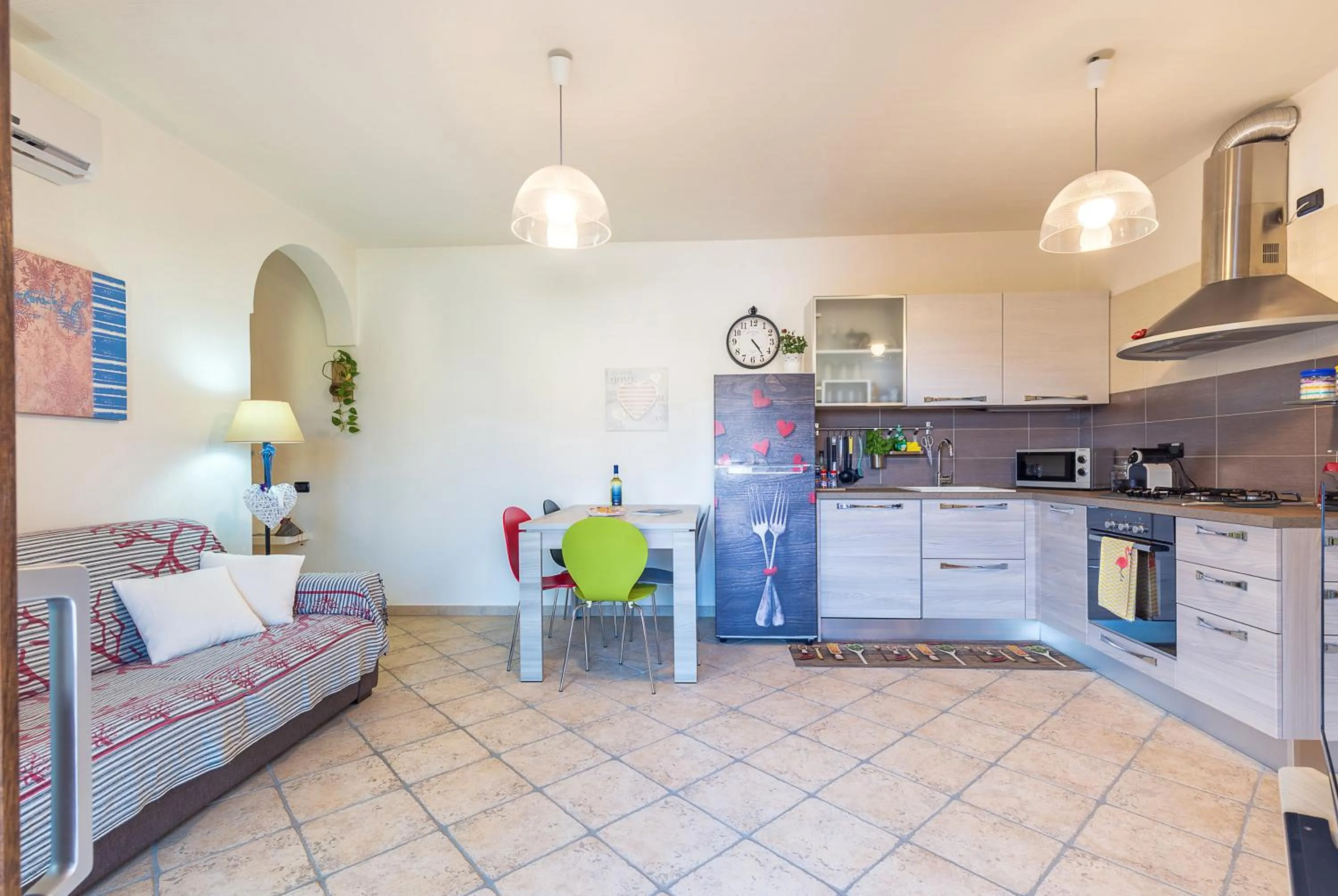 Kitchen or kitchenette in Casa Vacanze Pedras
