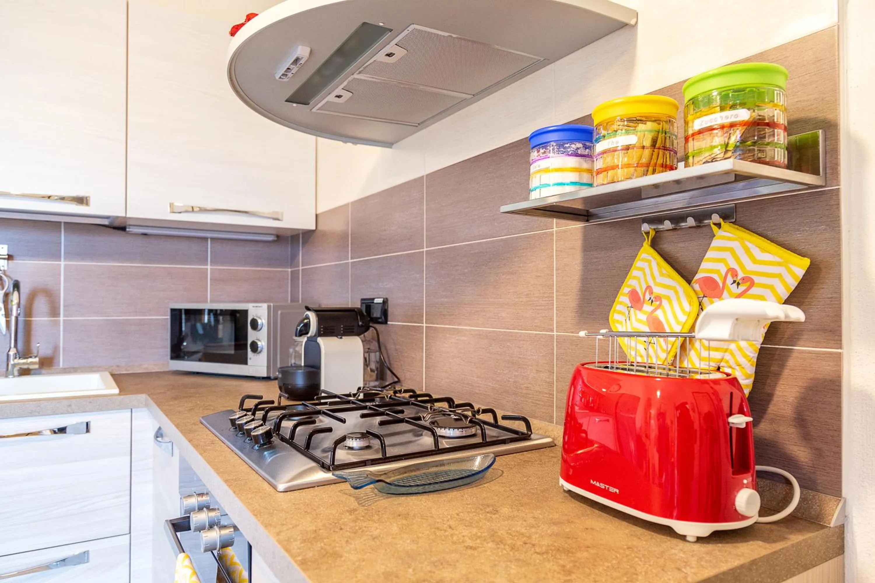 Kitchen or kitchenette in Casa Vacanze Pedras