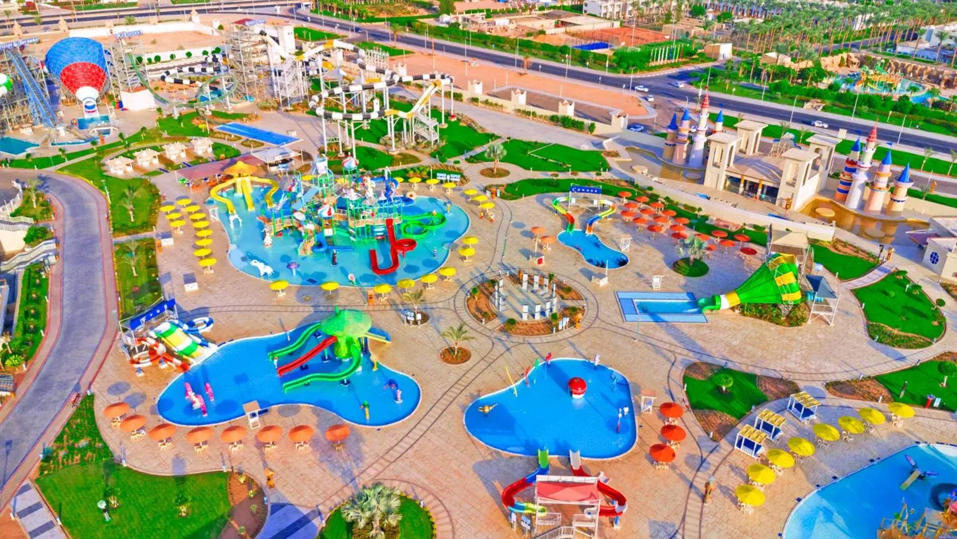 Bird's eye view in Pickalbatros Aqua Park Sharm El Sheikh Bird's eye view in Pickalbatros Aqua Park Sharm El Sheikh