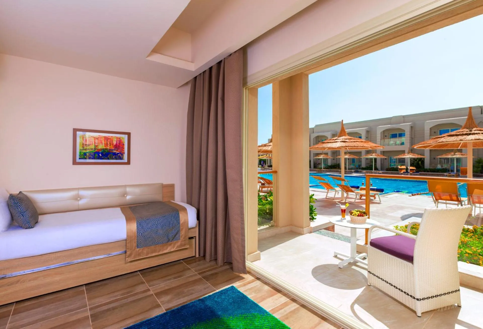 Bed in Pickalbatros Aqua Park Sharm El Sheikh