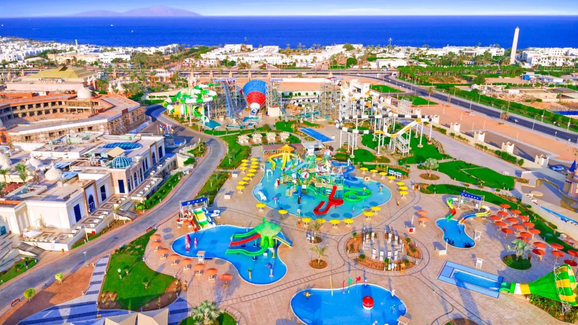 Bird's eye view in Pickalbatros Aqua Park Sharm El Sheikh Bird's eye view in Pickalbatros Aqua Park Sharm El Sheikh