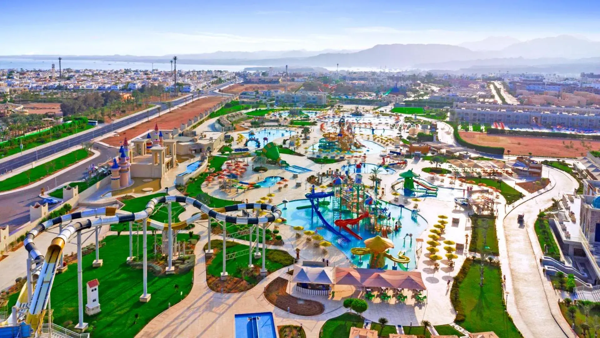 Bird's eye view in Pickalbatros Aqua Park Sharm El Sheikh Bird's eye view in Pickalbatros Aqua Park Sharm El Sheikh
