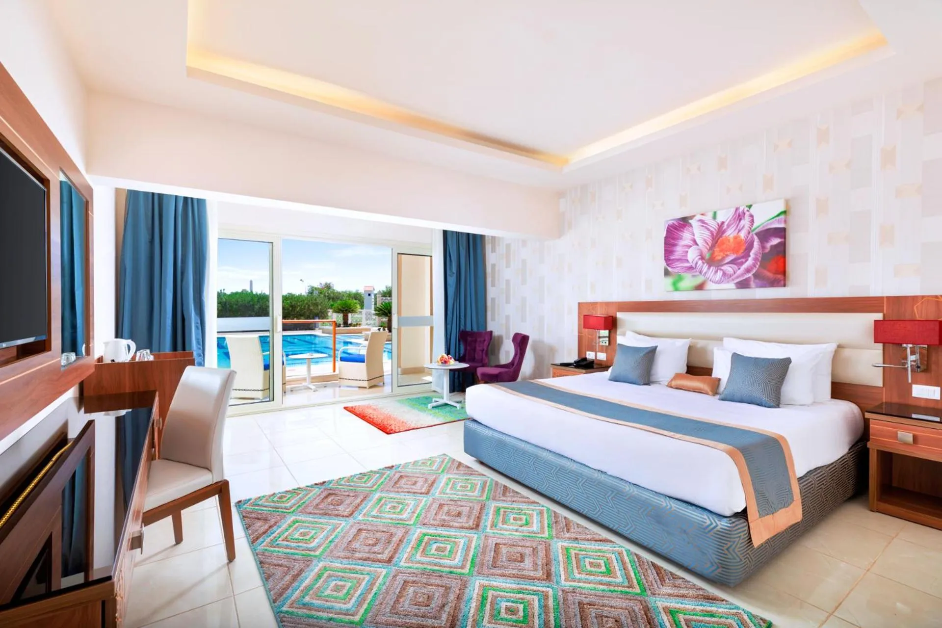 Bedroom, Bed in Pickalbatros Aqua Park Sharm El Sheikh