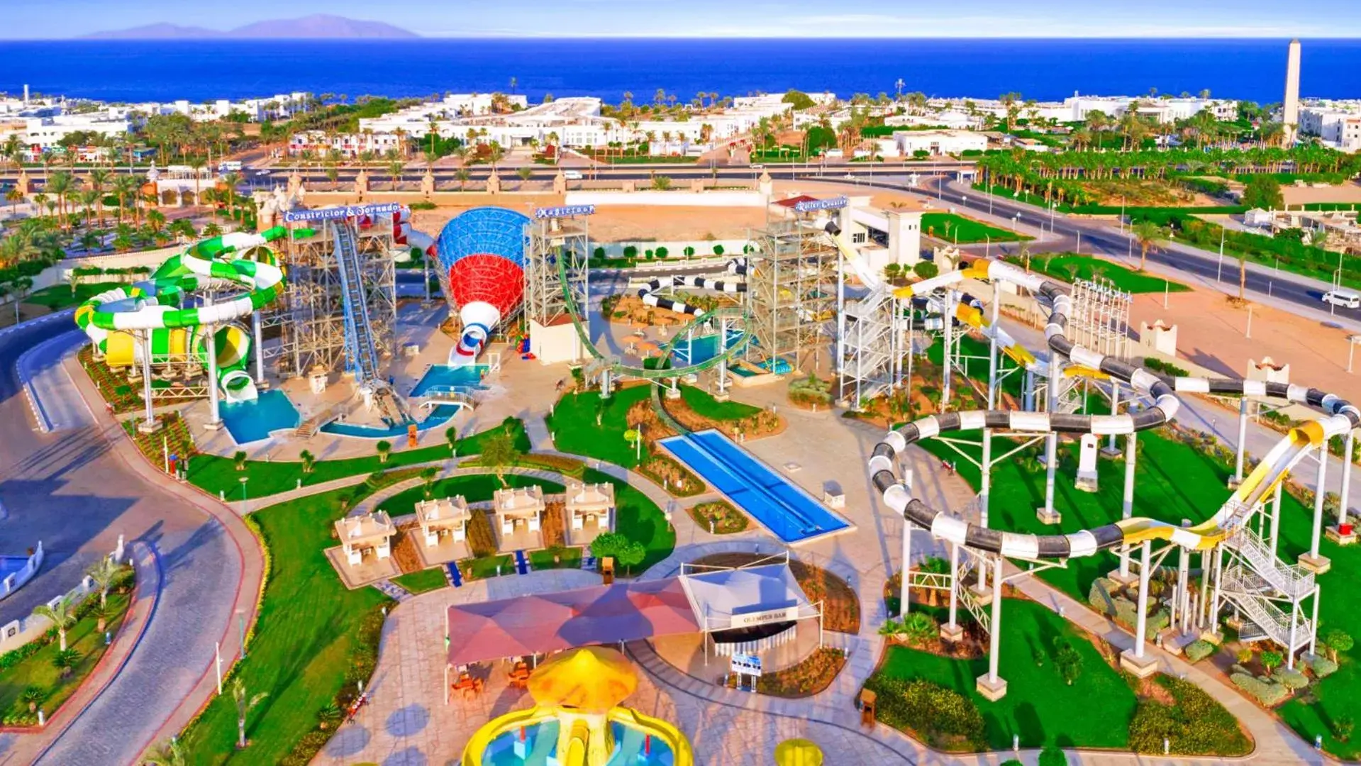 Bird's eye view in Pickalbatros Aqua Park Sharm El Sheikh Bird's eye view in Pickalbatros Aqua Park Sharm El Sheikh