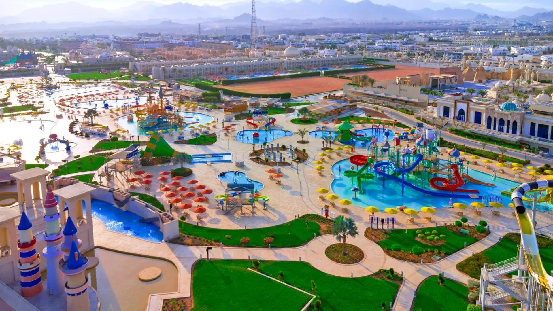 Bird's eye view in Pickalbatros Aqua Park Sharm El Sheikh Bird's eye view in Pickalbatros Aqua Park Sharm El Sheikh