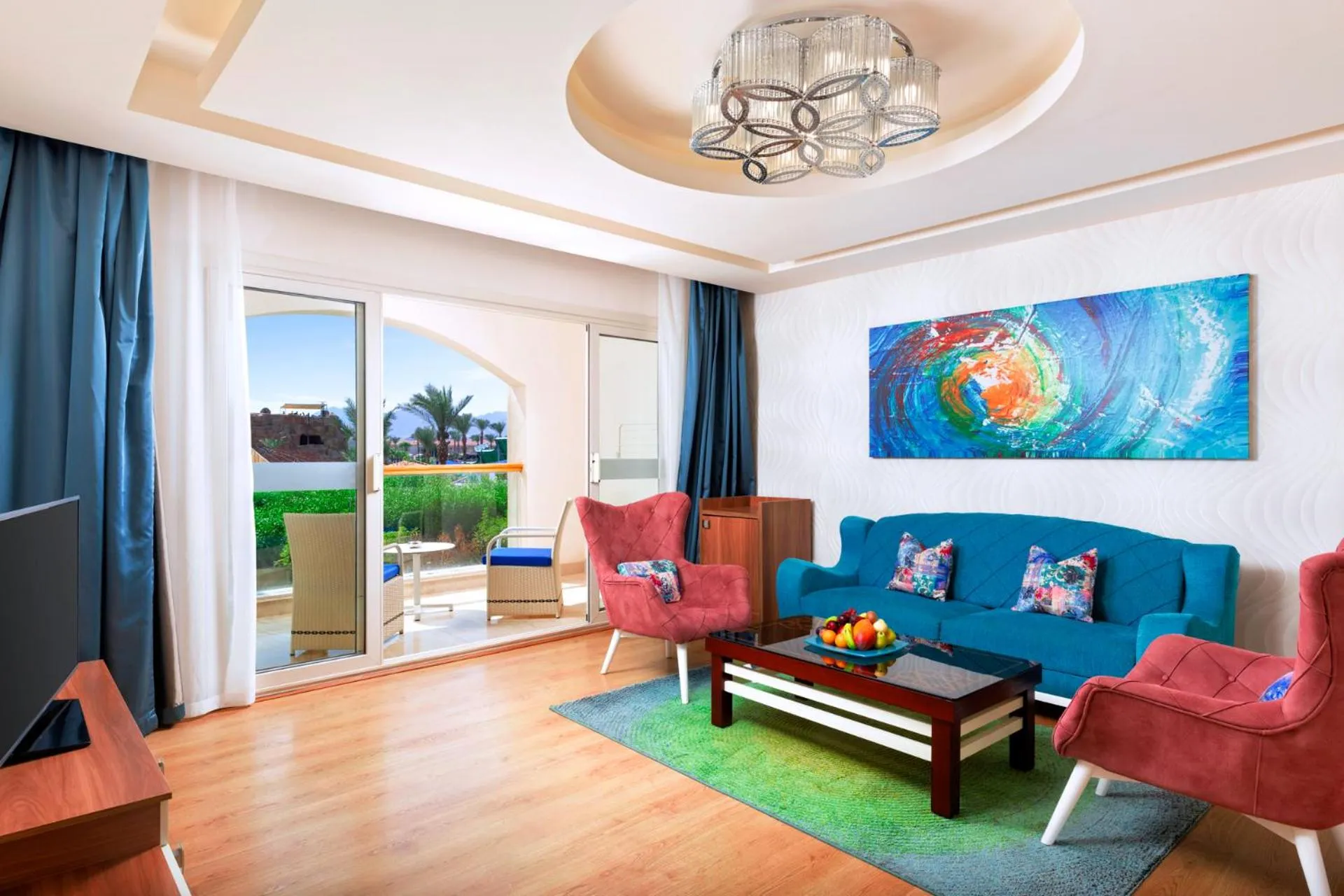Living room in Pickalbatros Aqua Park Sharm El Sheikh