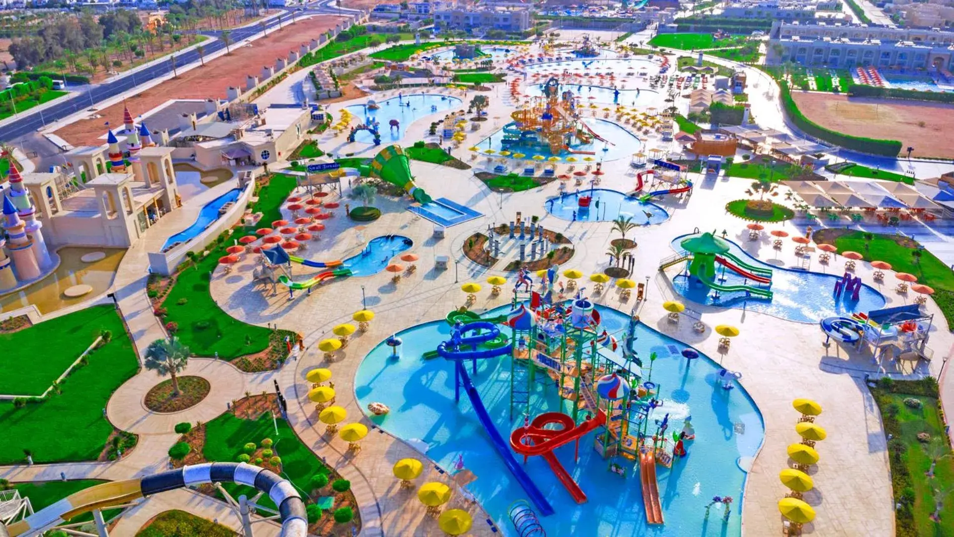 Bird's eye view in Pickalbatros Aqua Park Sharm El Sheikh Bird's eye view in Pickalbatros Aqua Park Sharm El Sheikh