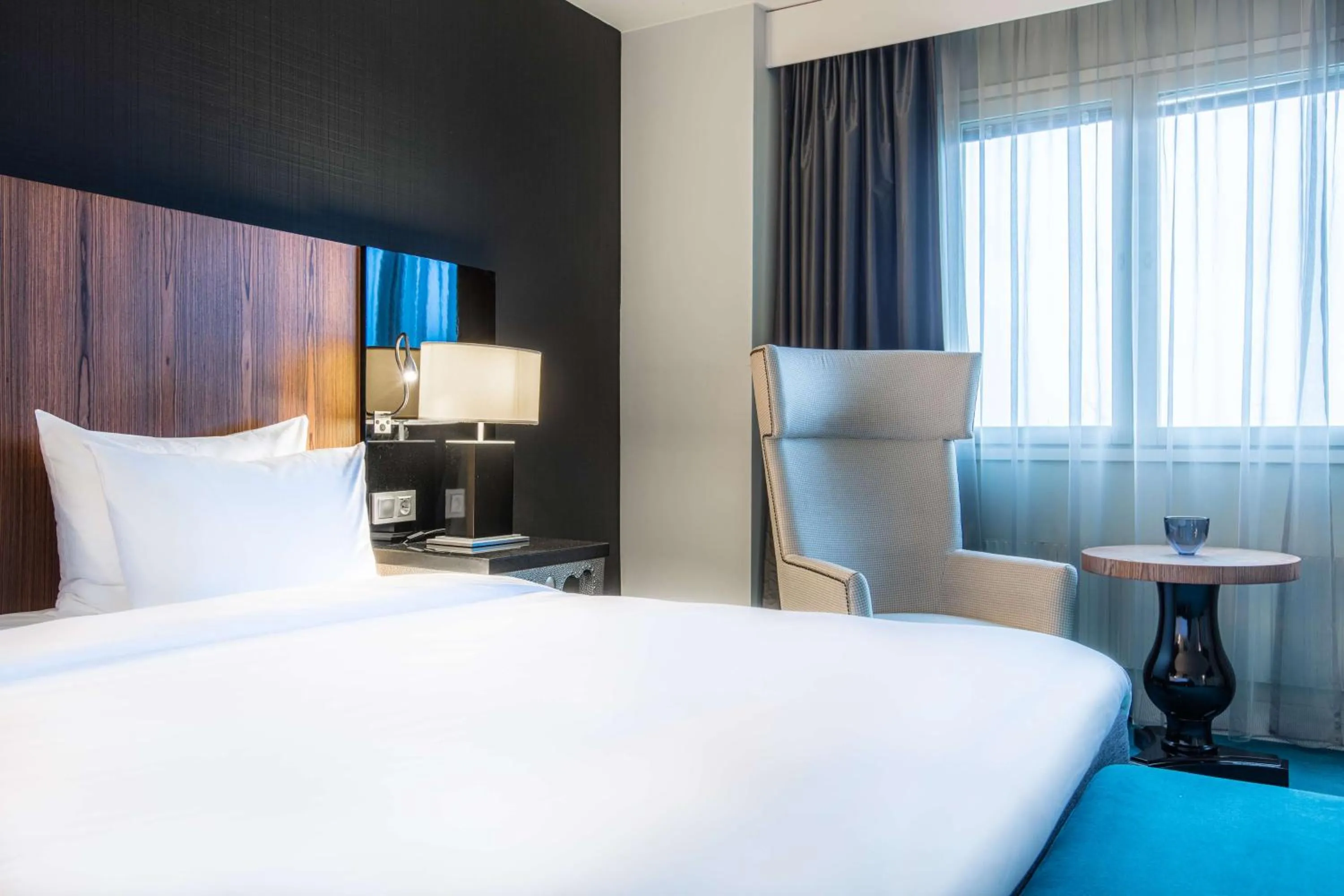 Bed in Radisson Blu Hotel Malmö