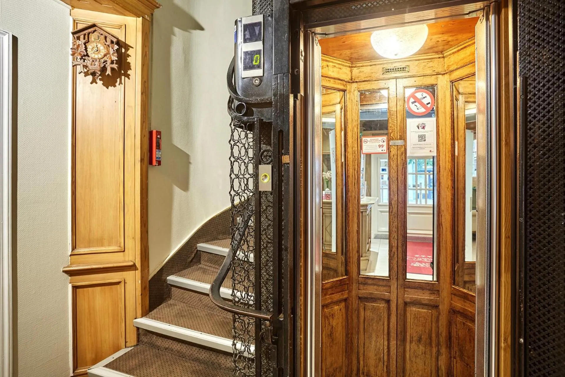 elevator in Hotel Murat