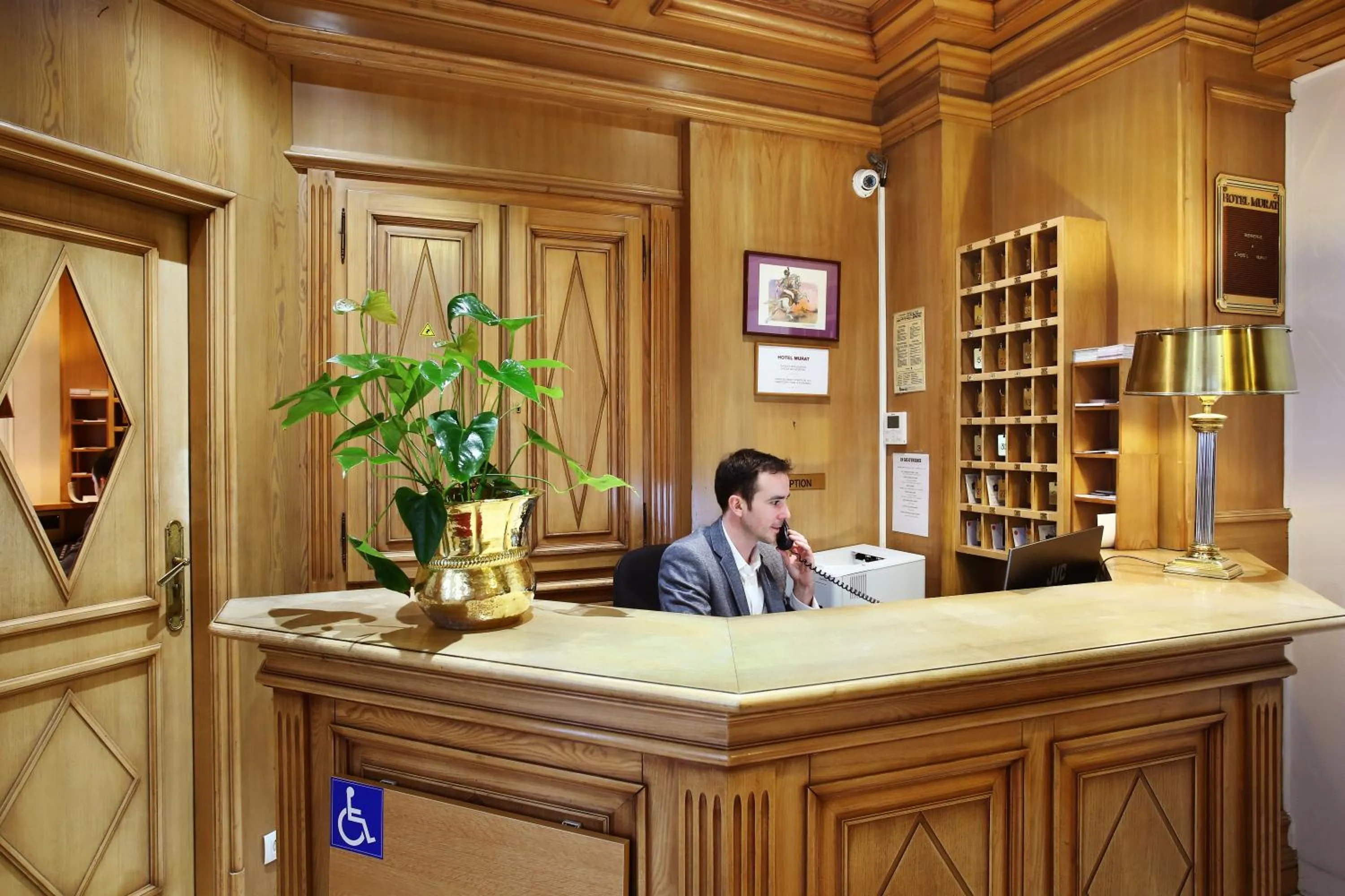 Lobby or reception in Hotel Murat