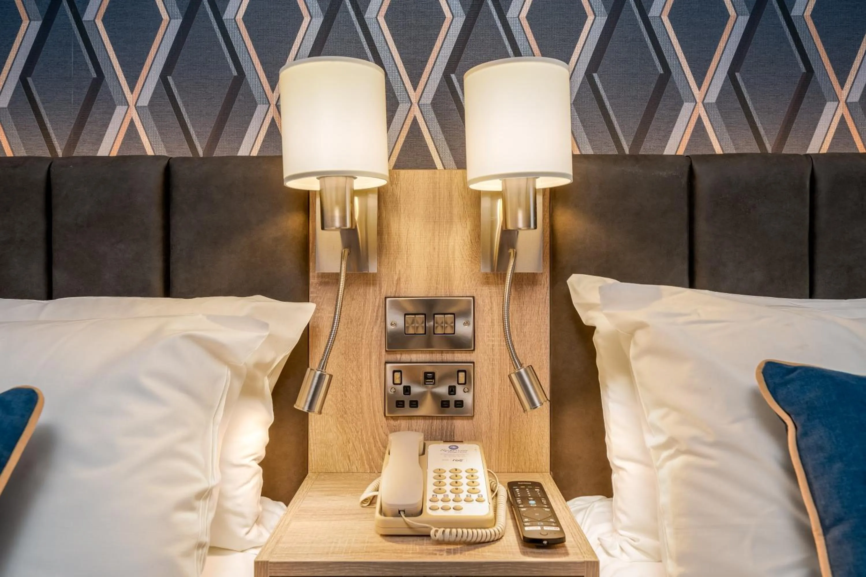 Bed in Rochestown Lodge Hotel