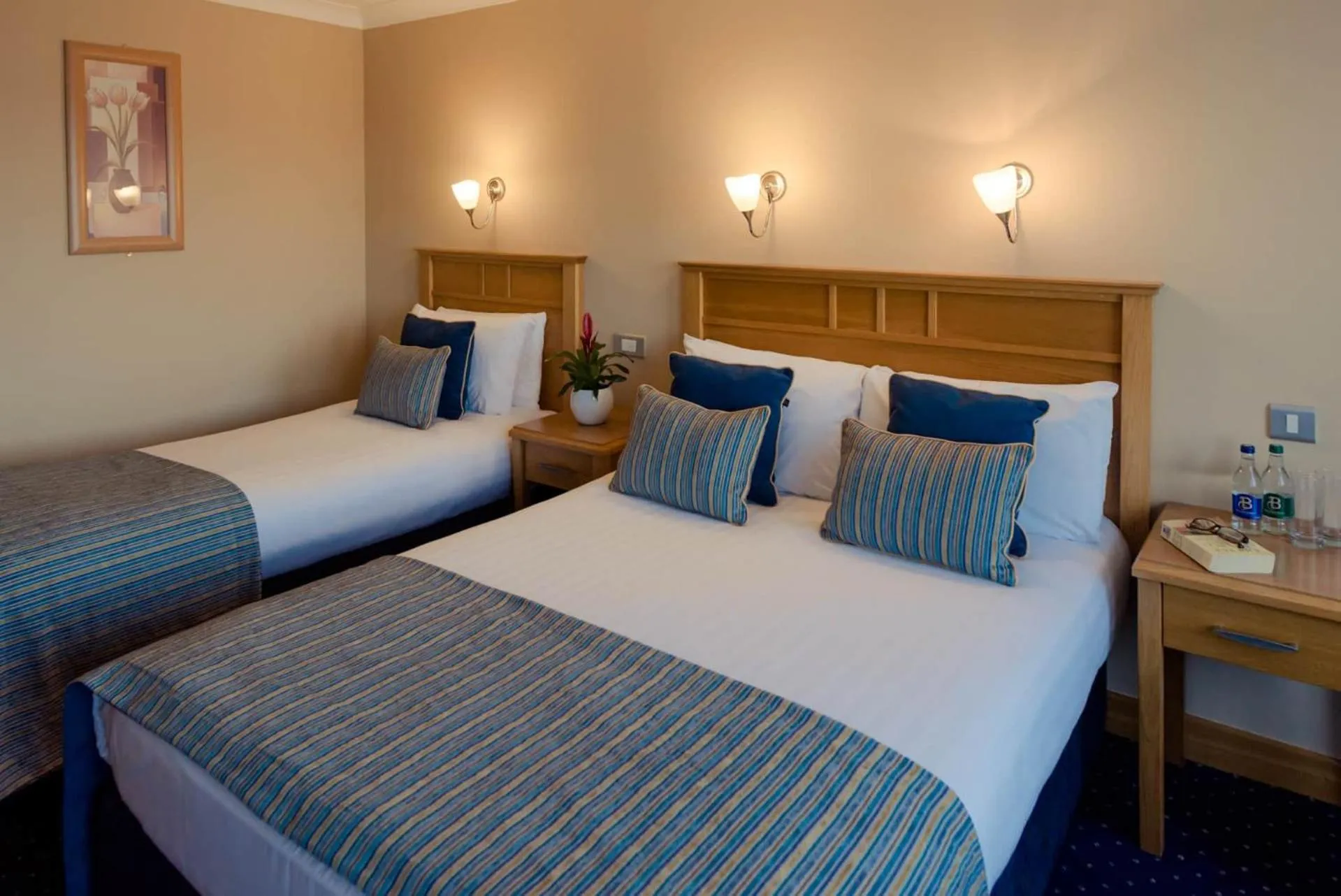 Bed in Rochestown Lodge Hotel