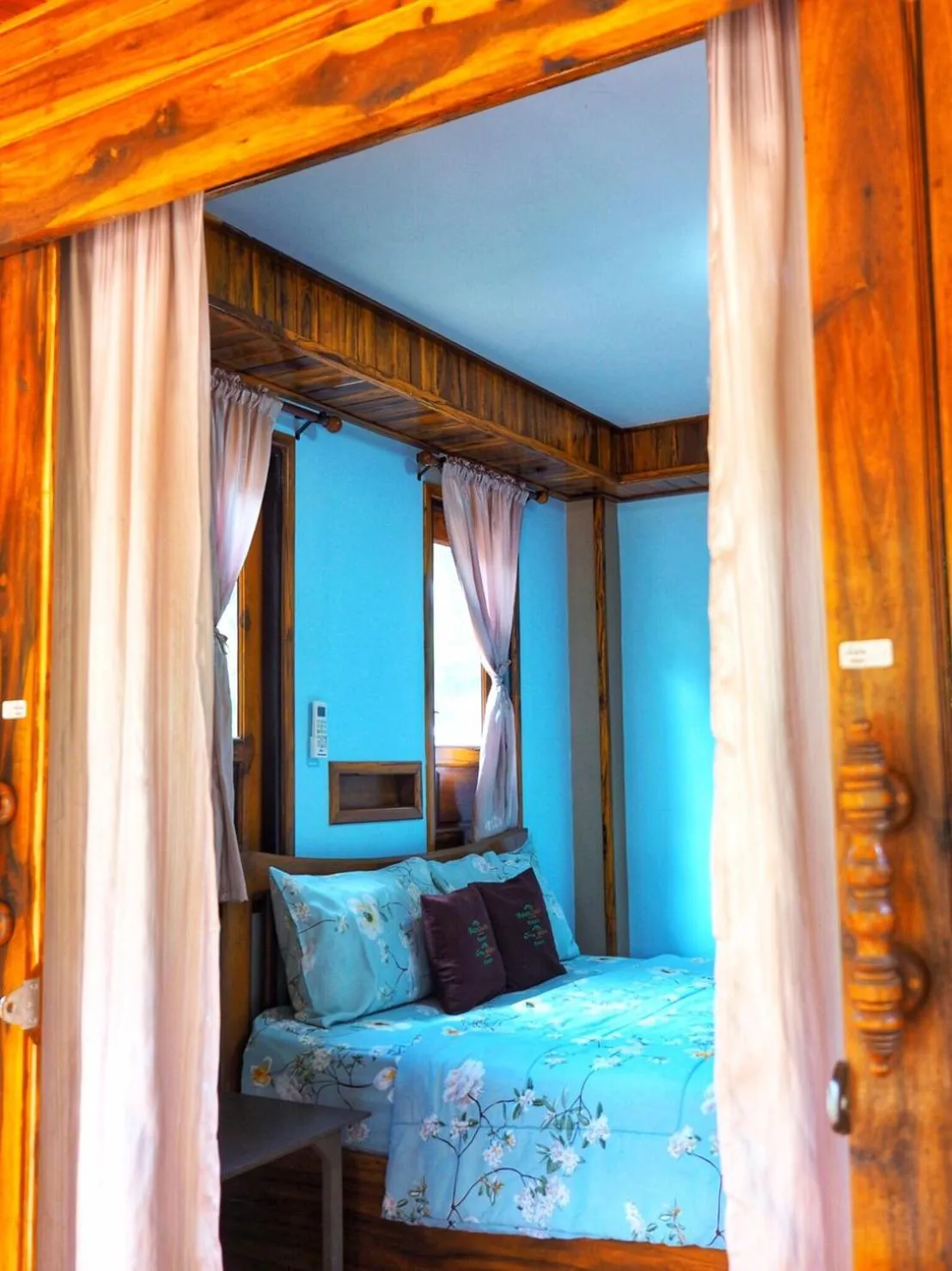 Bed in Baansuan Resort