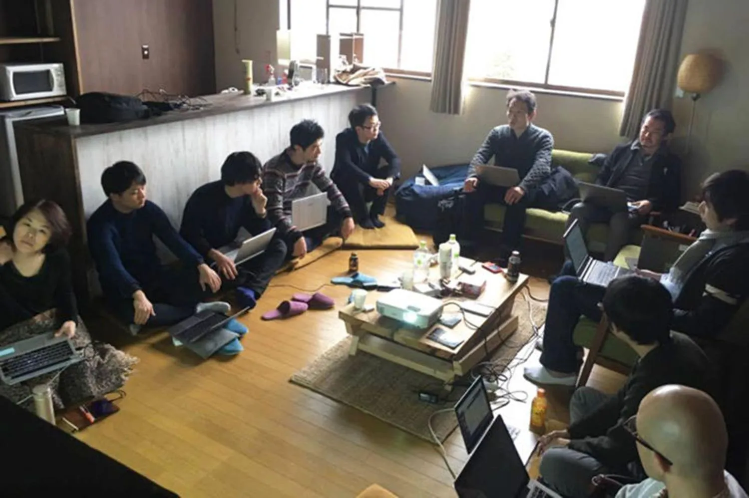 Communal lounge/ TV room in Guesthouse 66