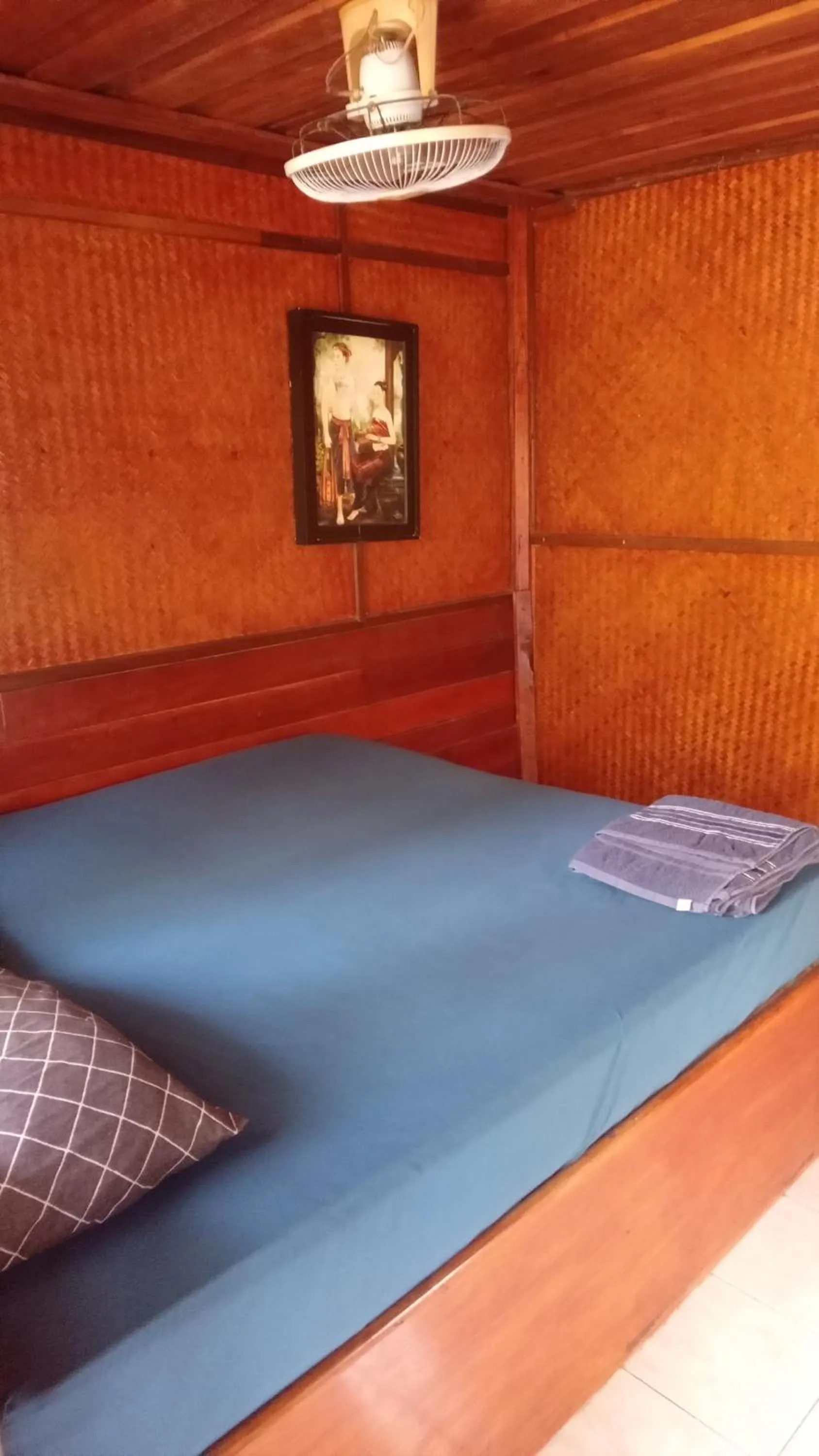Bed in Bamboo Bungalow - Thong Nai Pan Yai