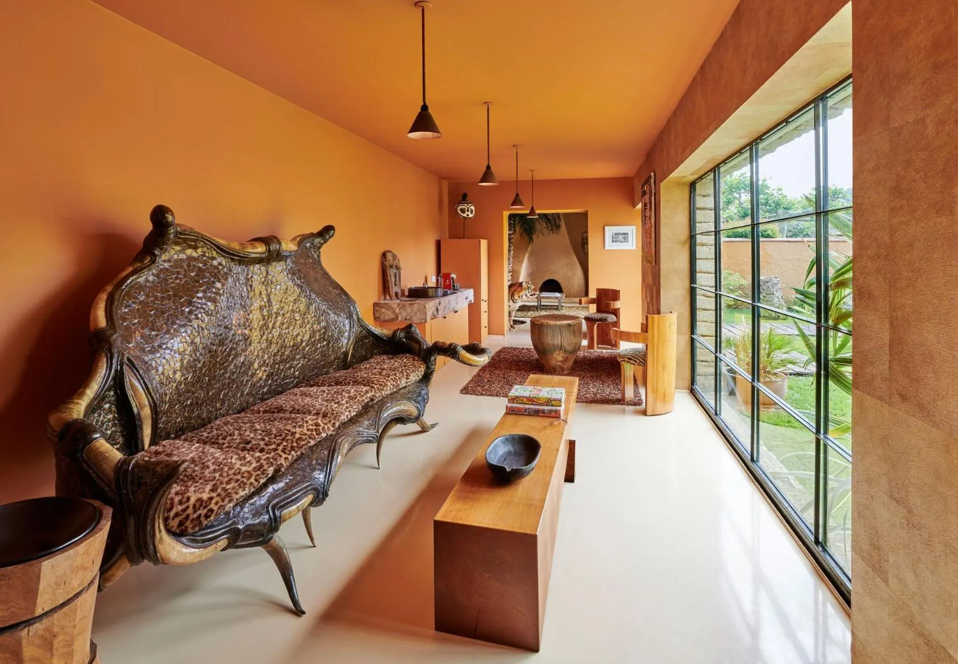 Living room in Domaine des Andéols