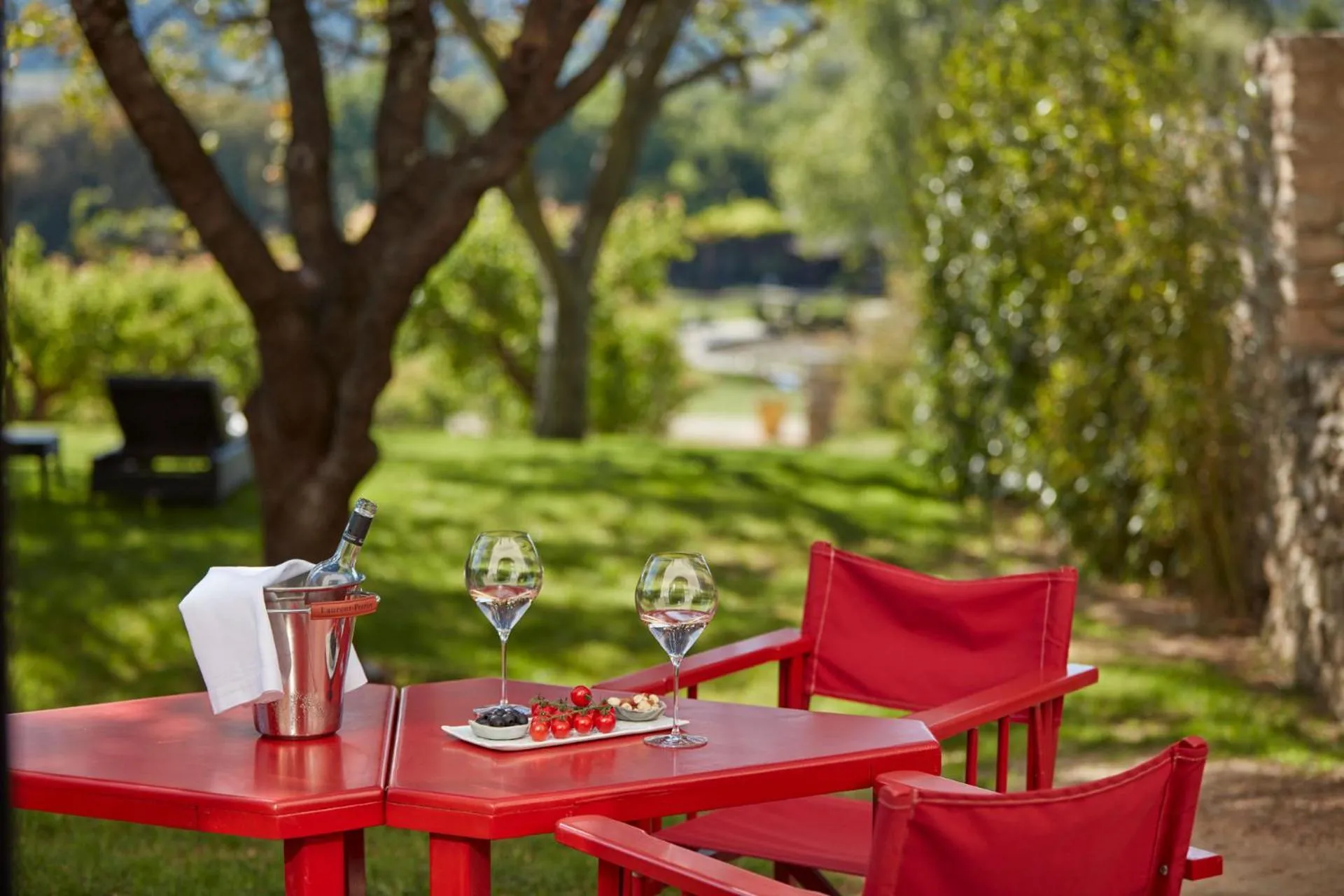Patio in Domaine des Andéols