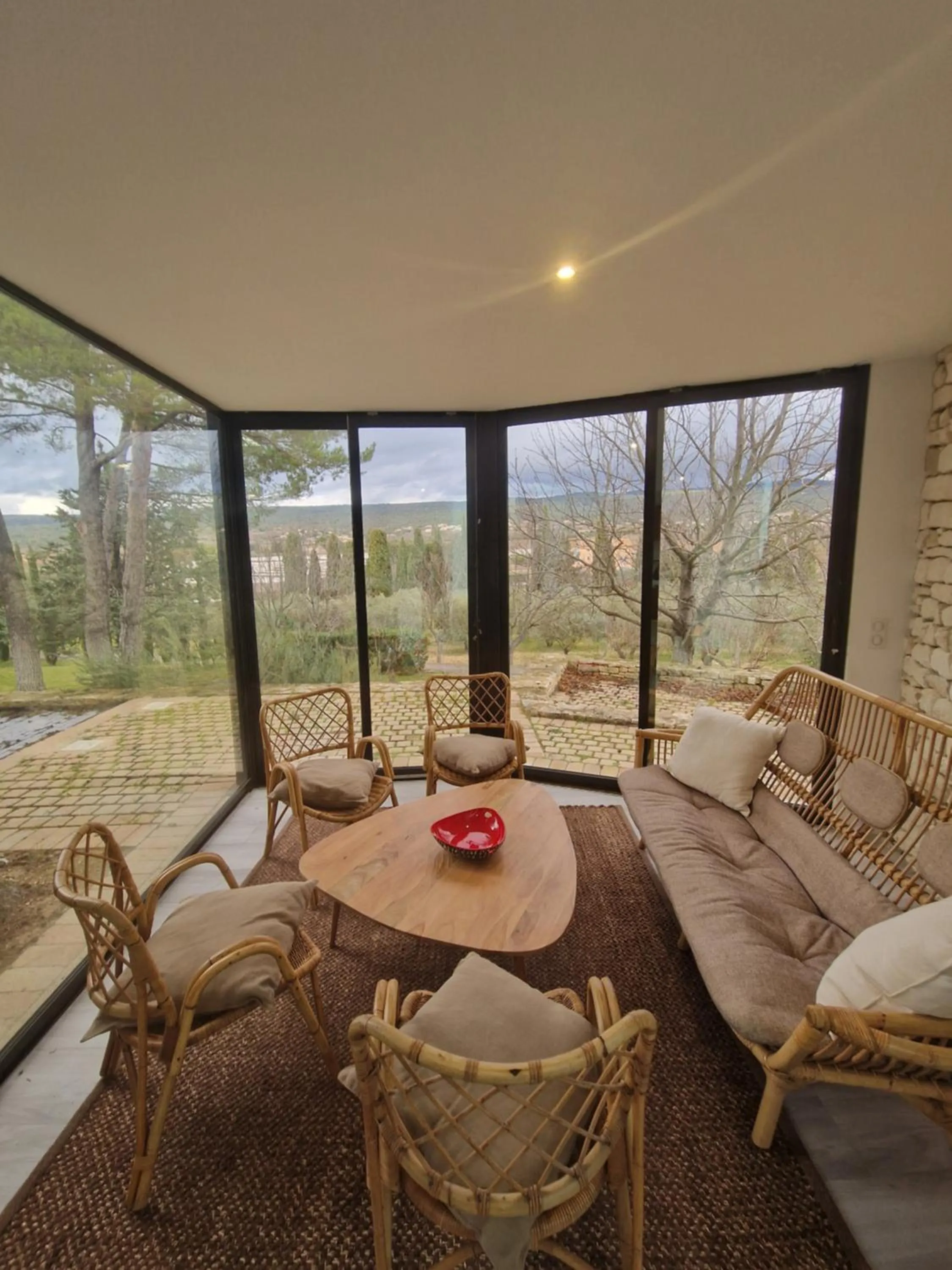 Natural landscape in Domaine des Andéols