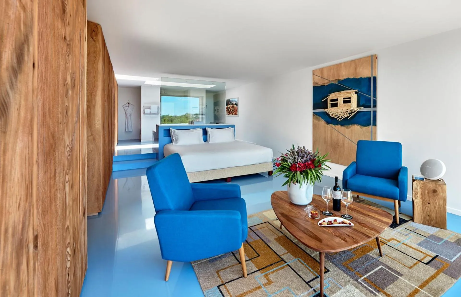 Living room in Domaine des Andéols