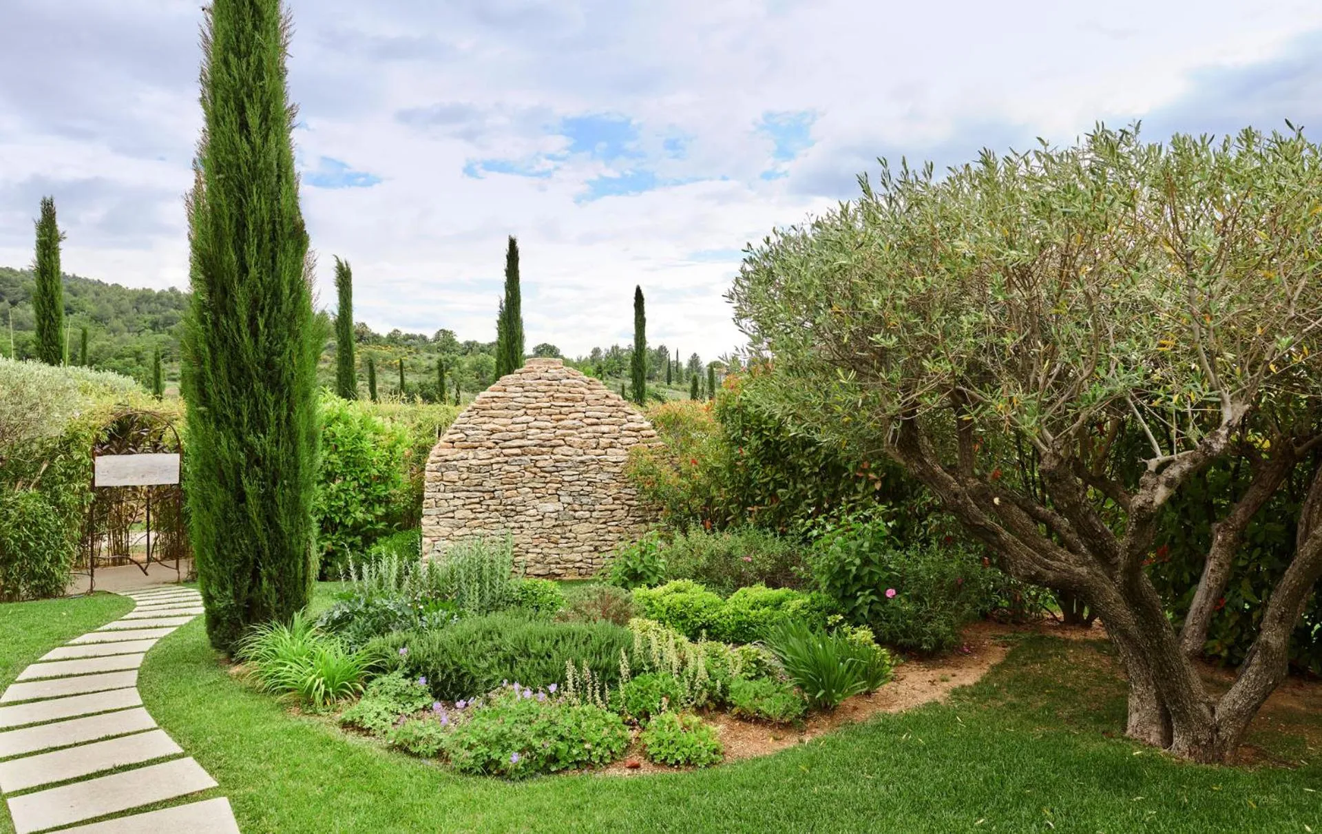 Natural landscape in Domaine des Andéols