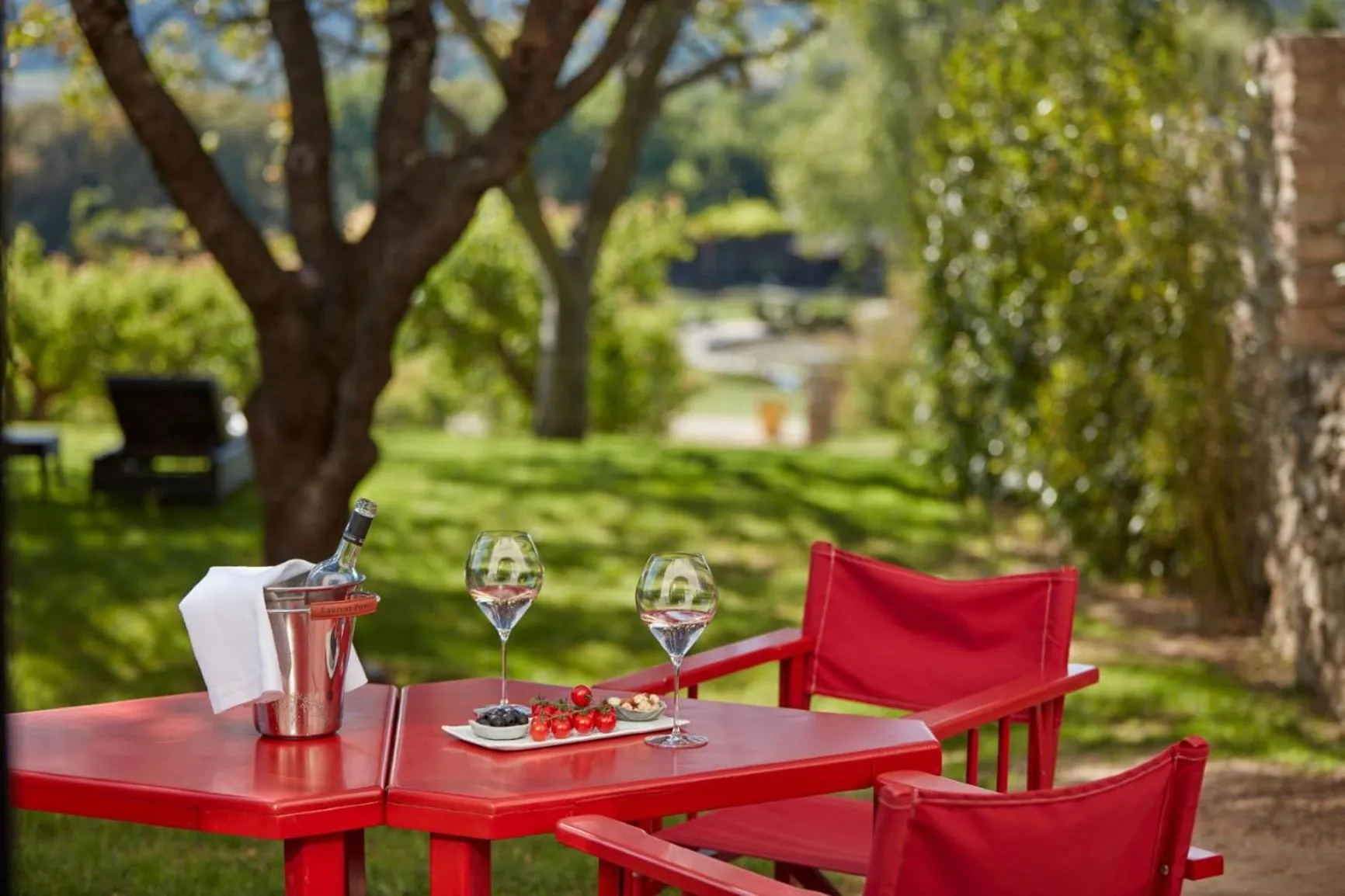 Natural landscape in Domaine des Andéols