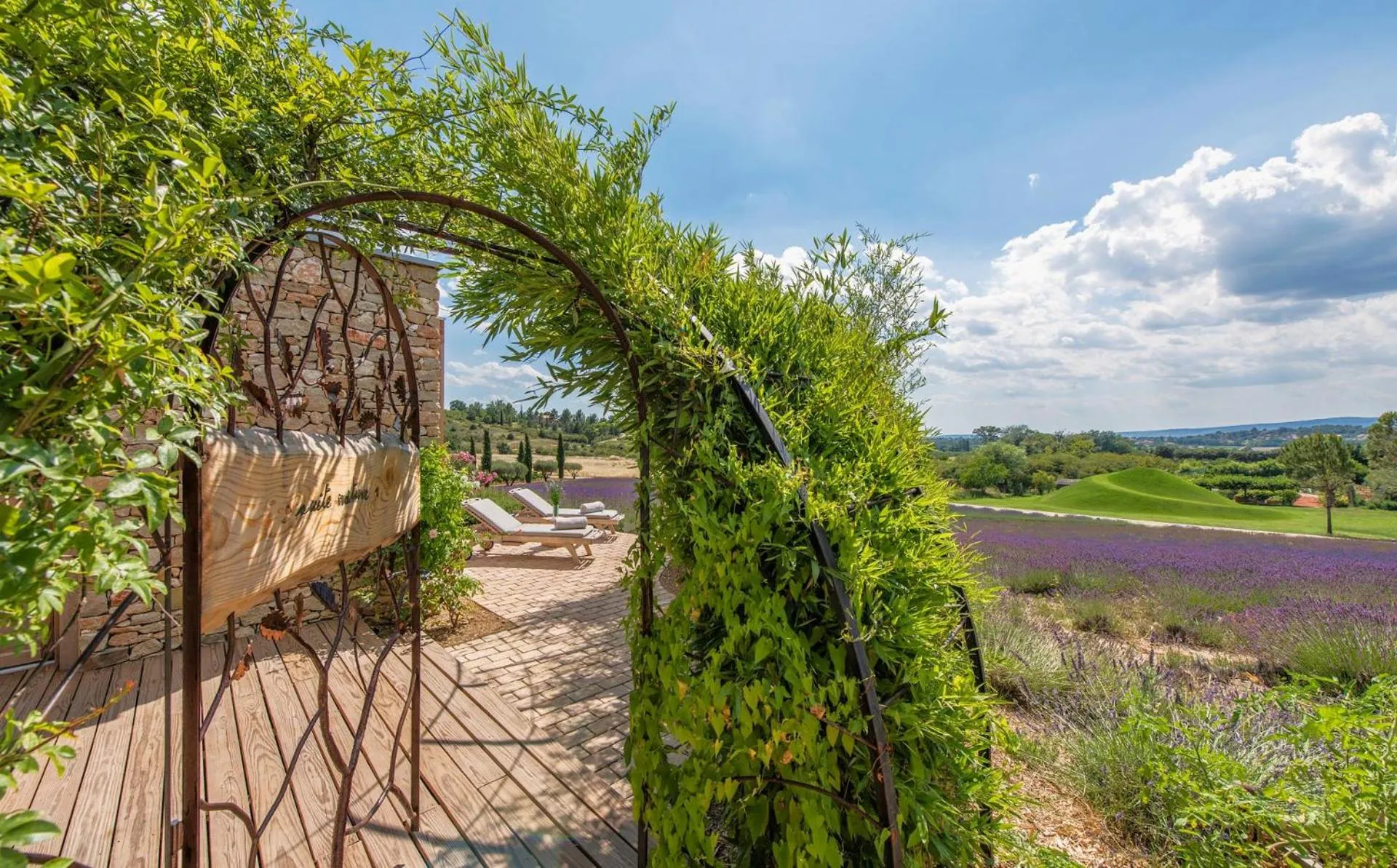 Patio in Domaine des Andéols