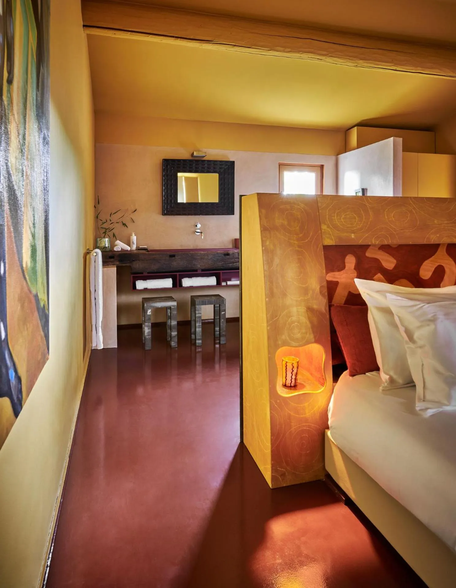 Photo of the whole room, Bed in Domaine des Andéols