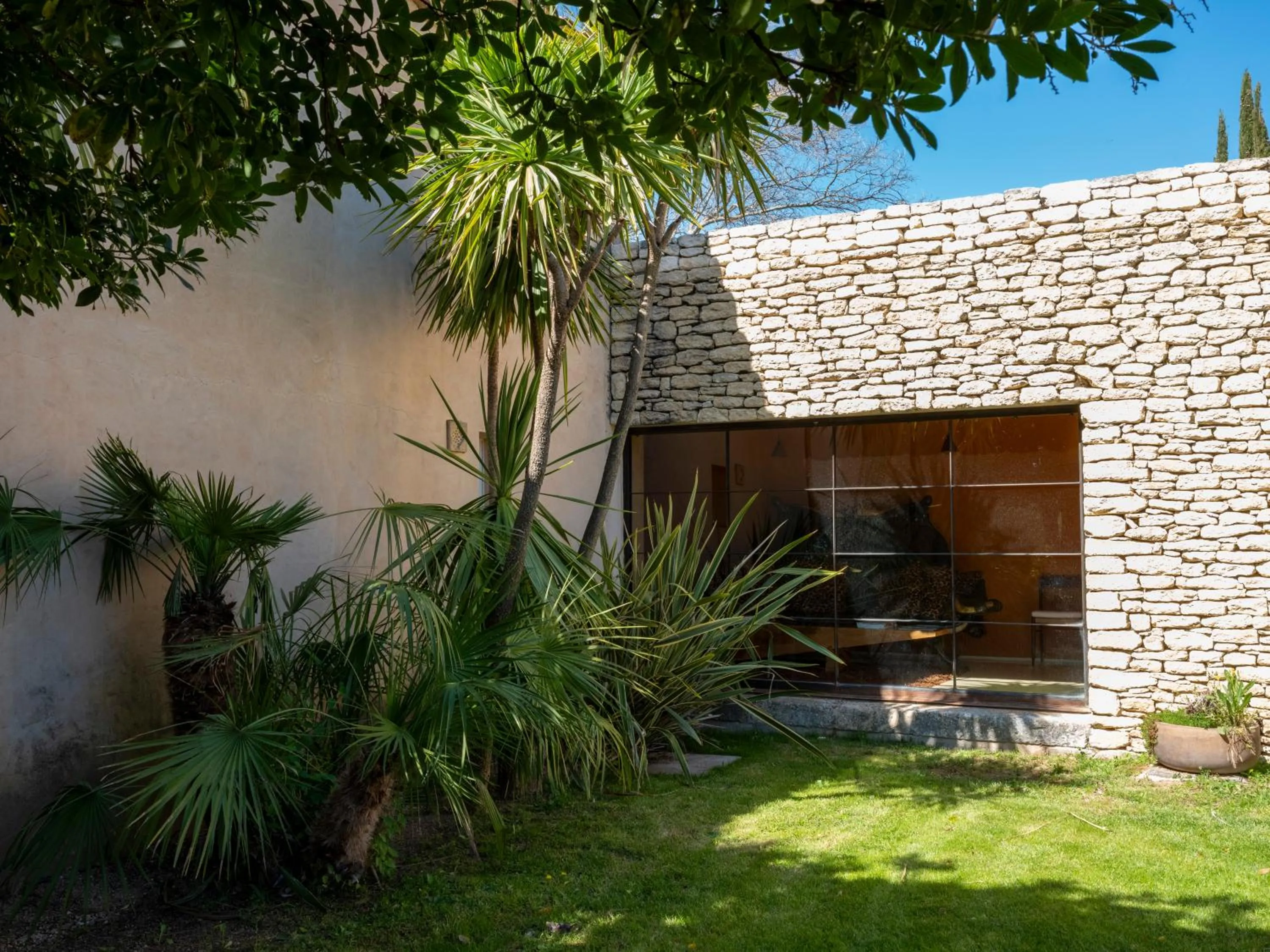 Garden in Domaine des Andéols