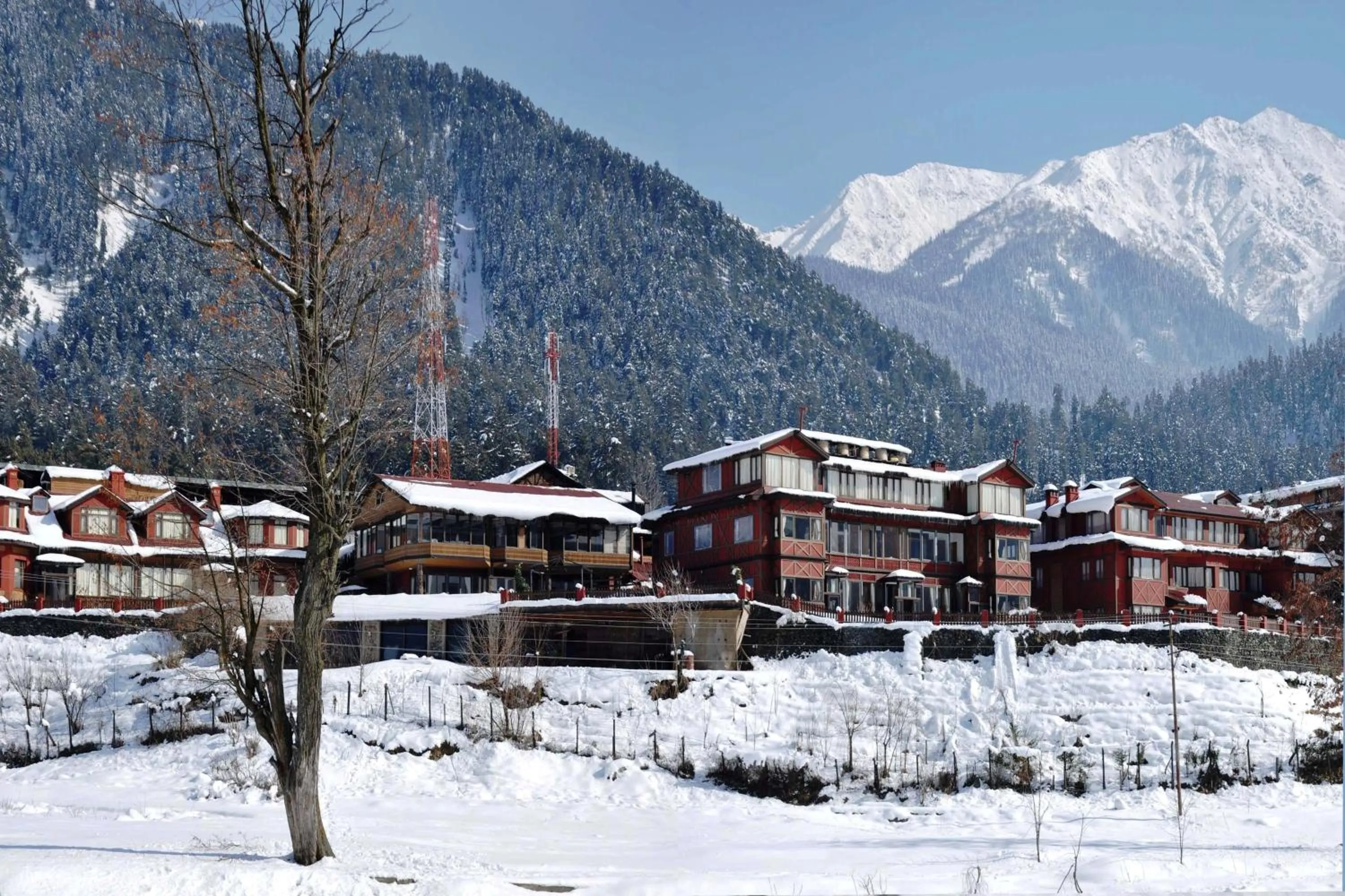 Property building in Pahalgam Hotel