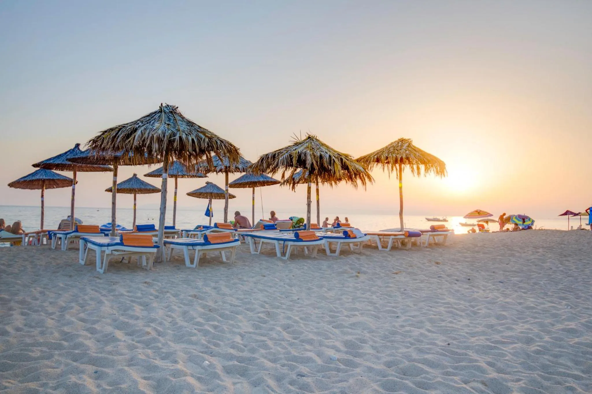 Beach in Toroni Blue