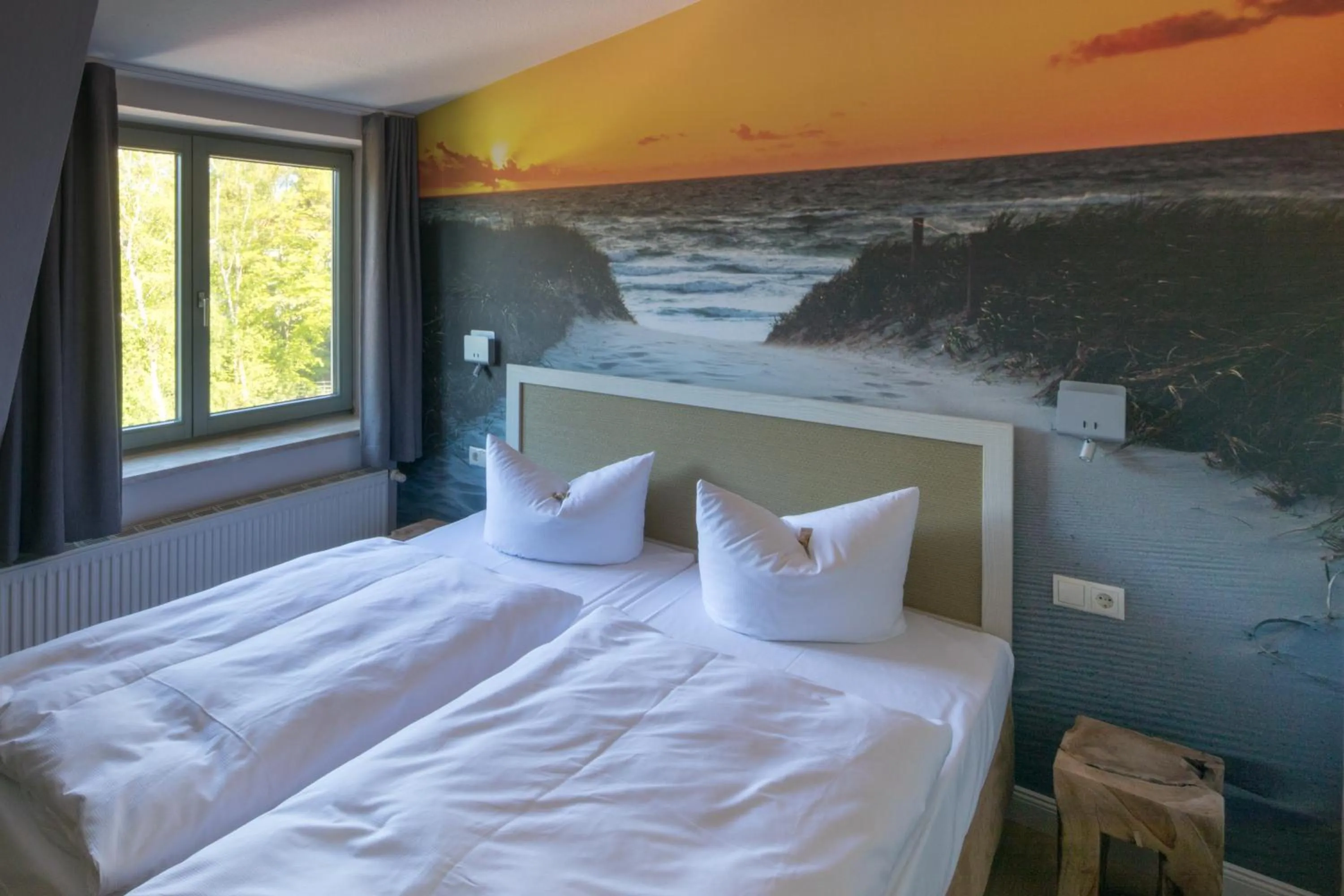Bedroom, Bed in Hotel Haus am Meer