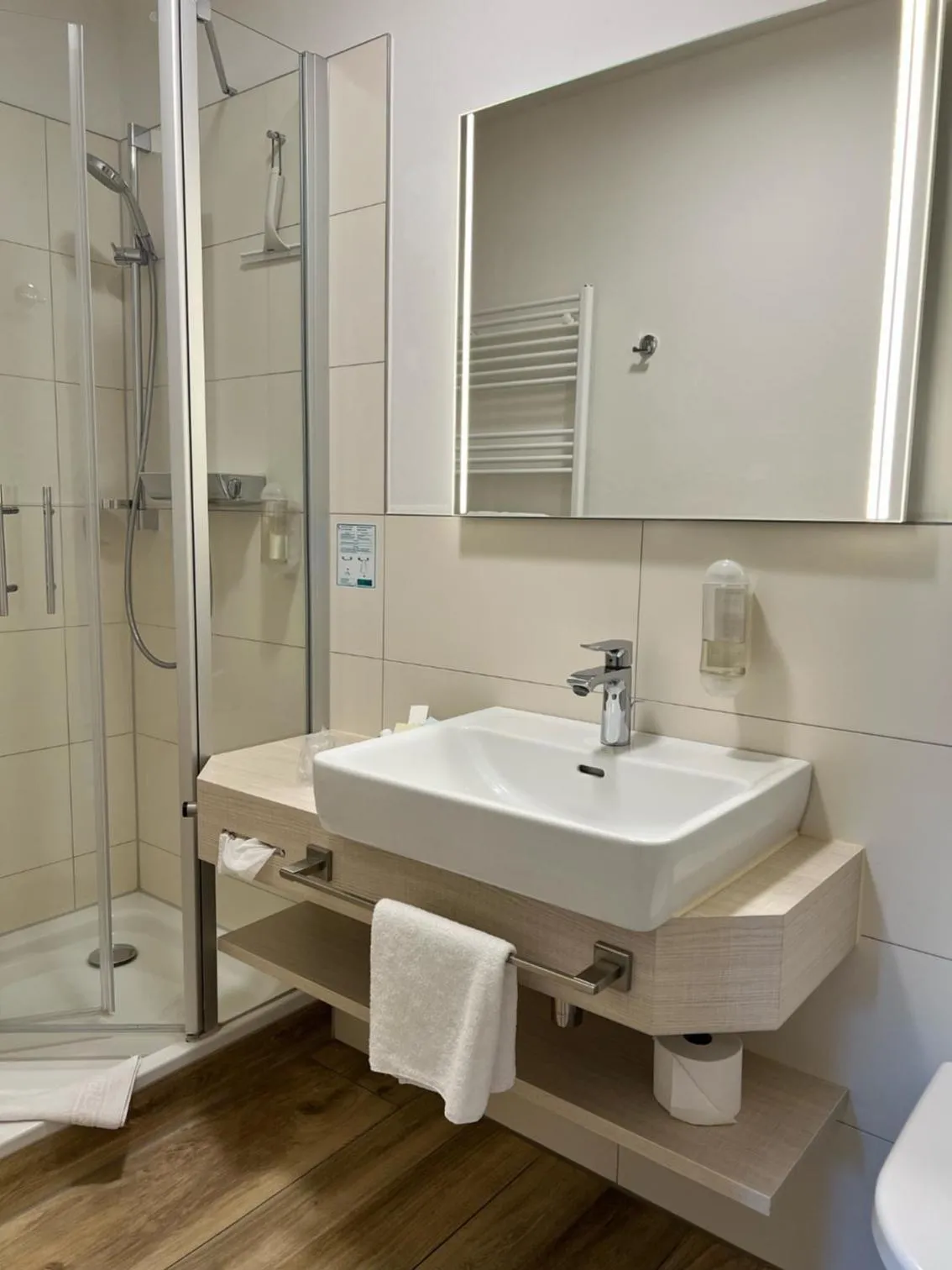 Bathroom in Hotel Haus am Meer