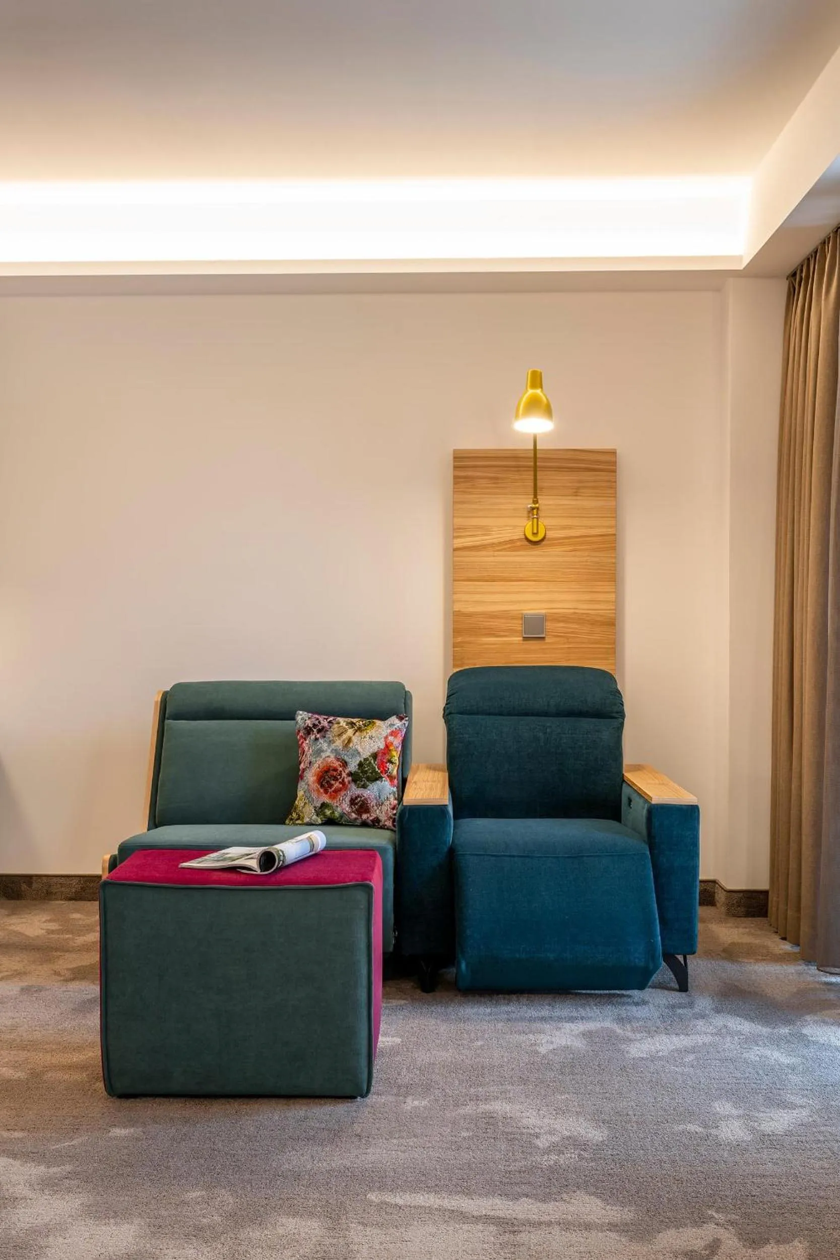 Living room in Hotel FrechDachs