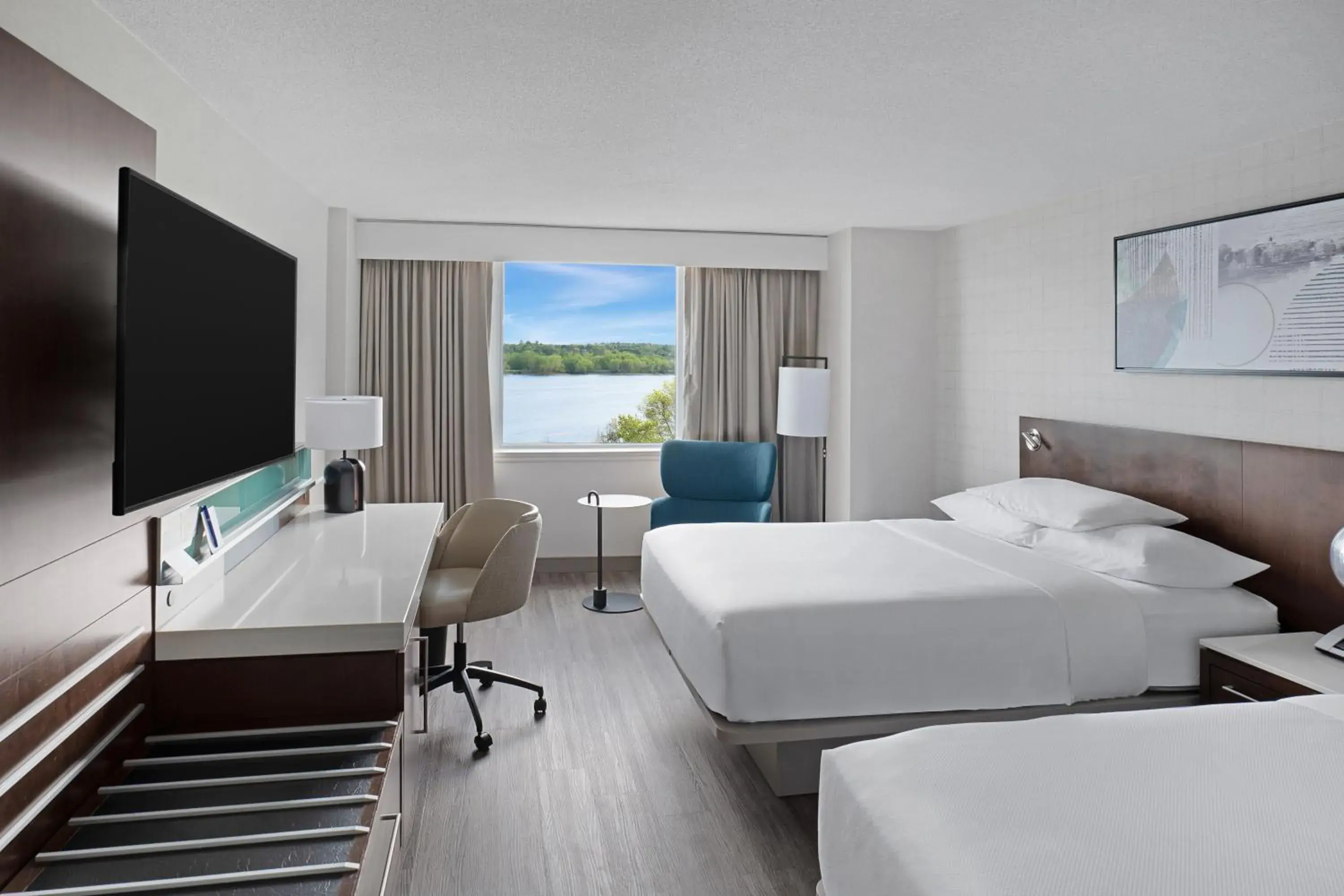 Queen Room with Two Queen Beds in Delta Hotels by Marriott Fredericton Queen Room with Two Queen Beds in Delta Hotels by Marriott Fredericton